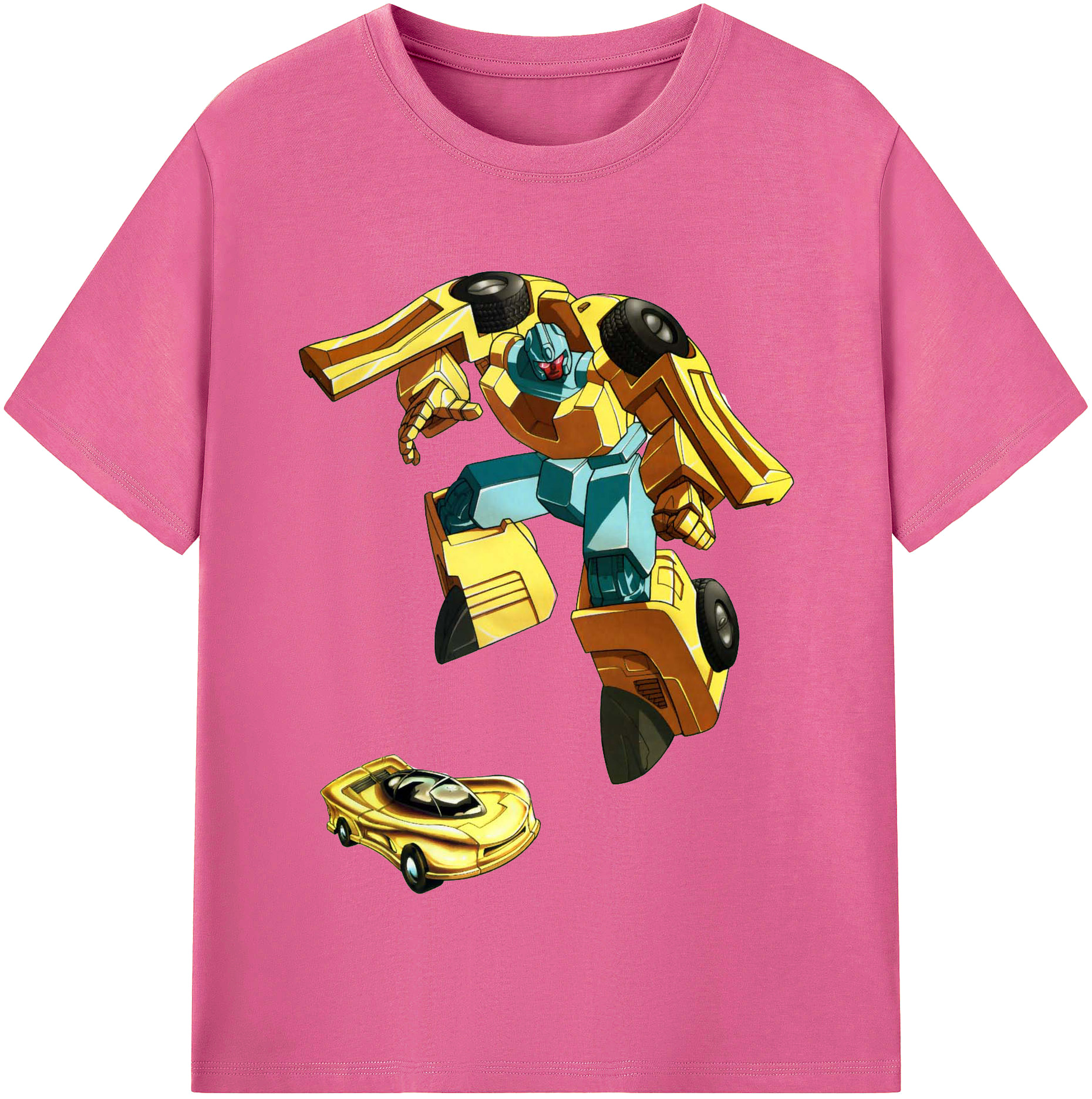 （画像用）  レディースカジュアルプリントTシャツ（綿100％）