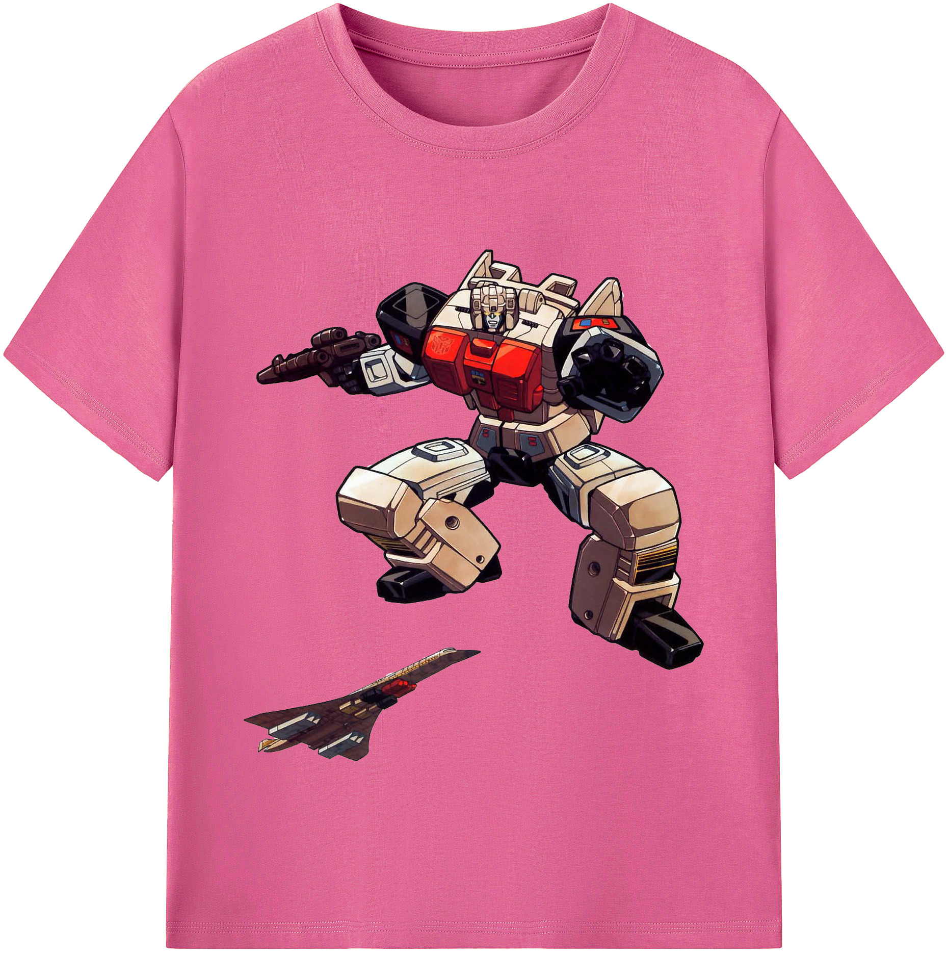 （画像用）  レディースカジュアルプリントTシャツ（綿100％）