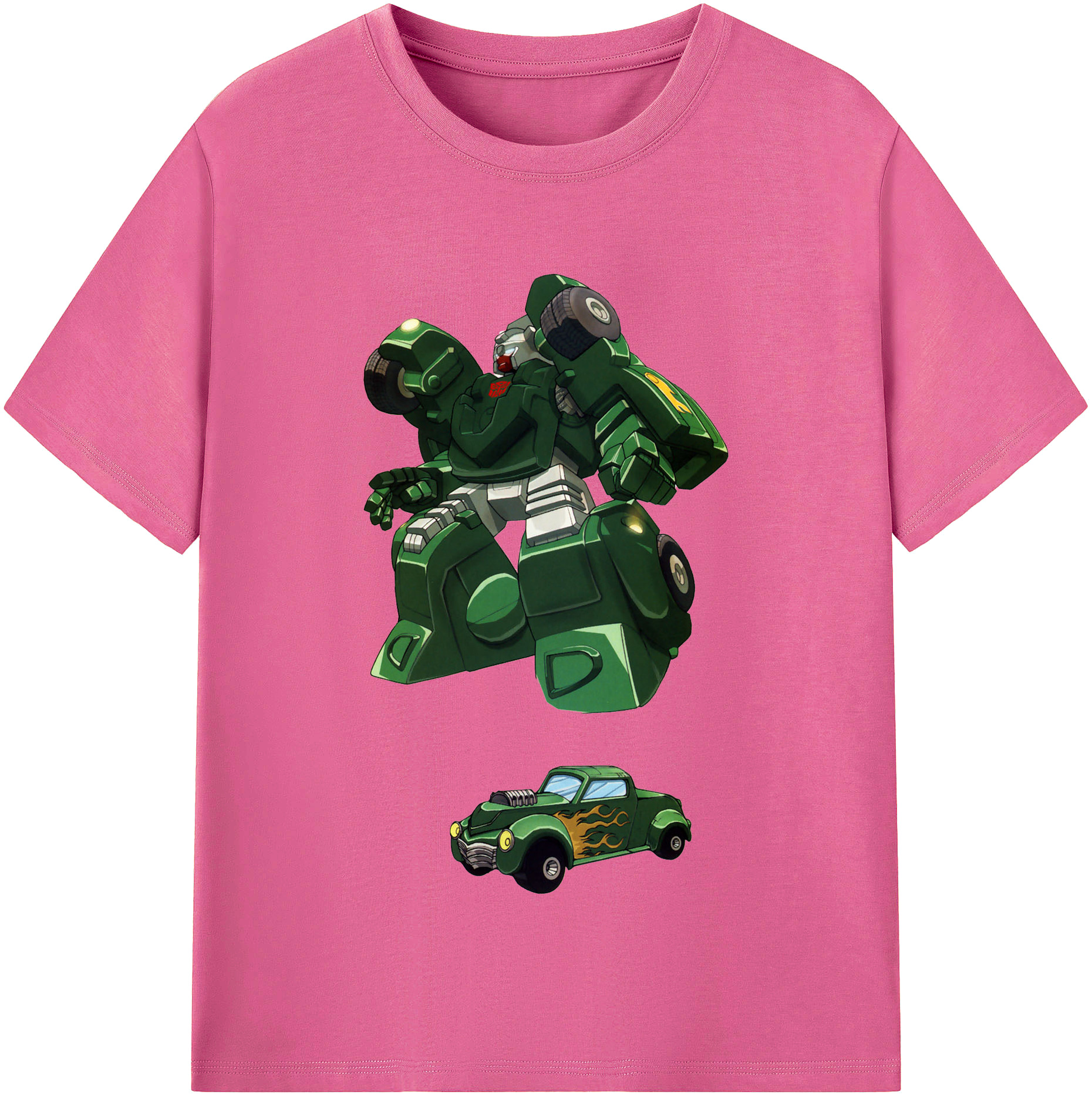 （画像用）  レディースカジュアルプリントTシャツ（綿100％）