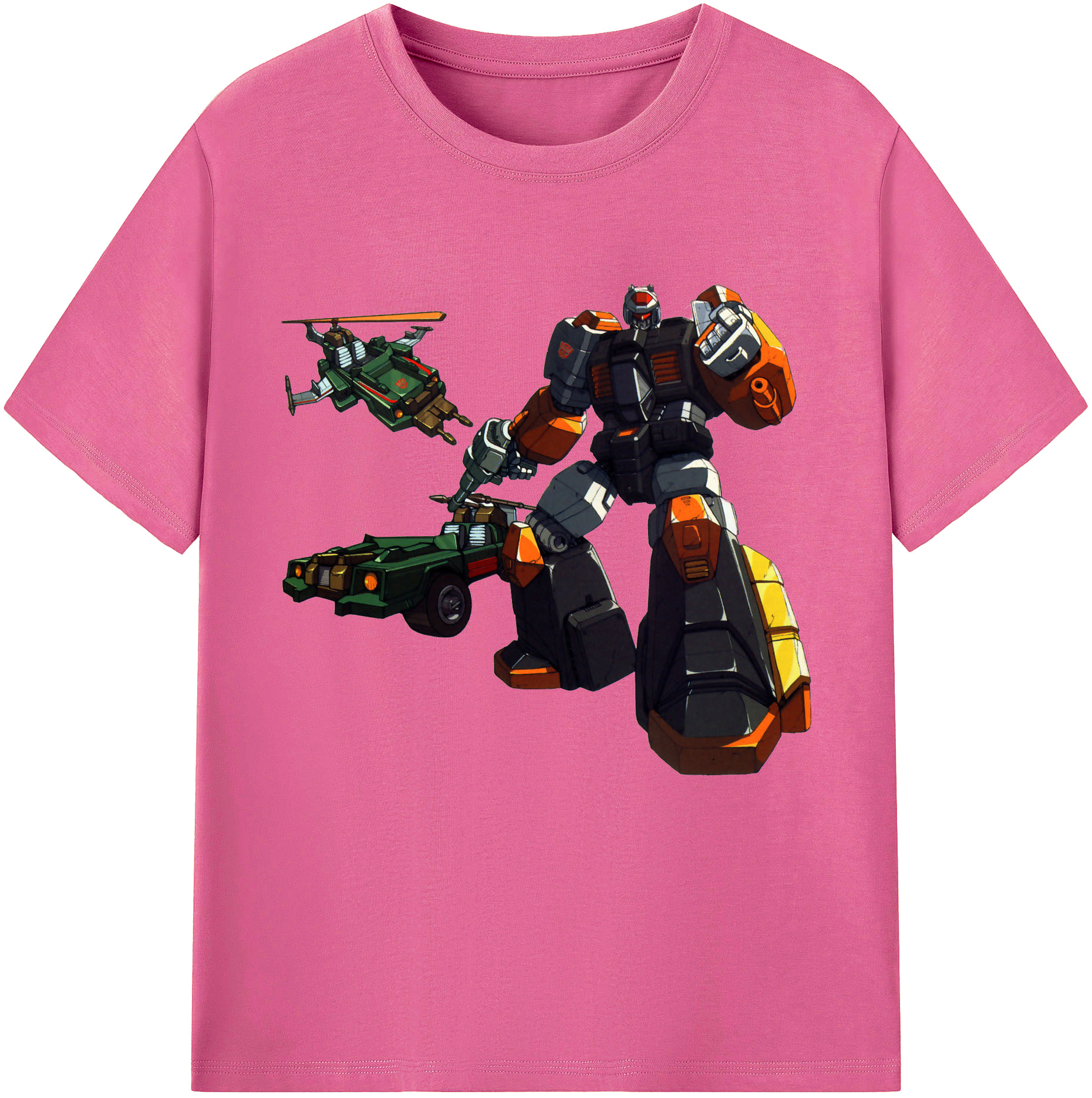 （画像用）  レディースカジュアルプリントTシャツ（綿100％）