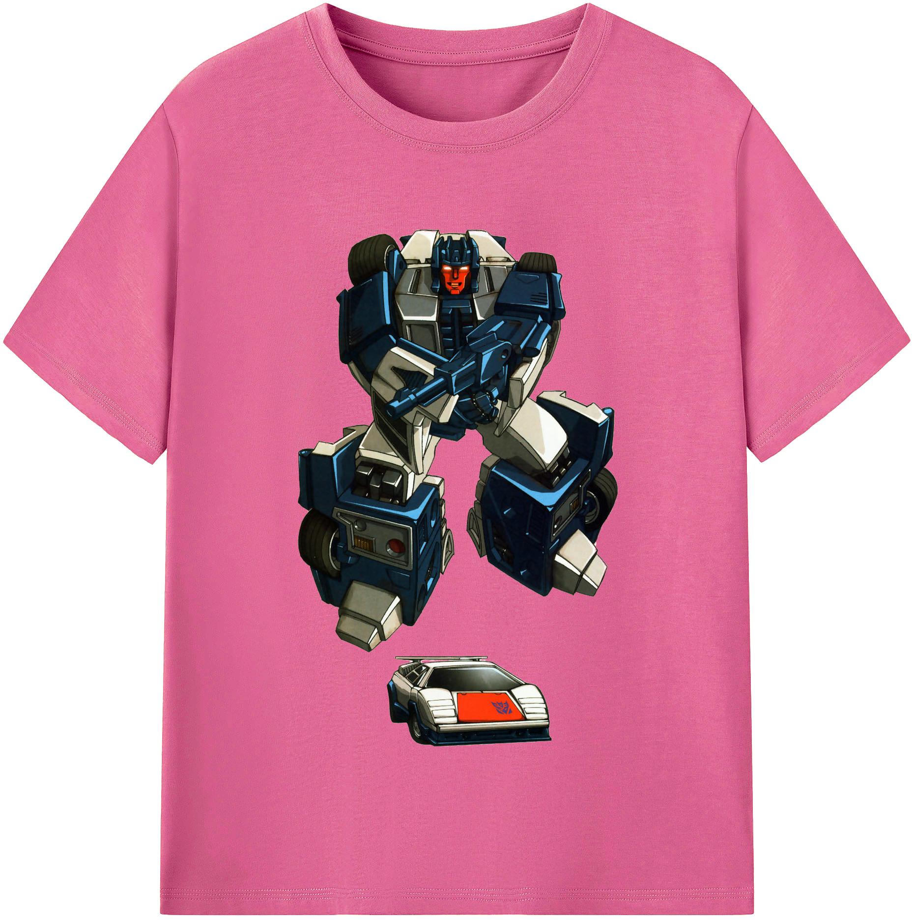 （画像用）  レディースカジュアルプリントTシャツ（綿100％）