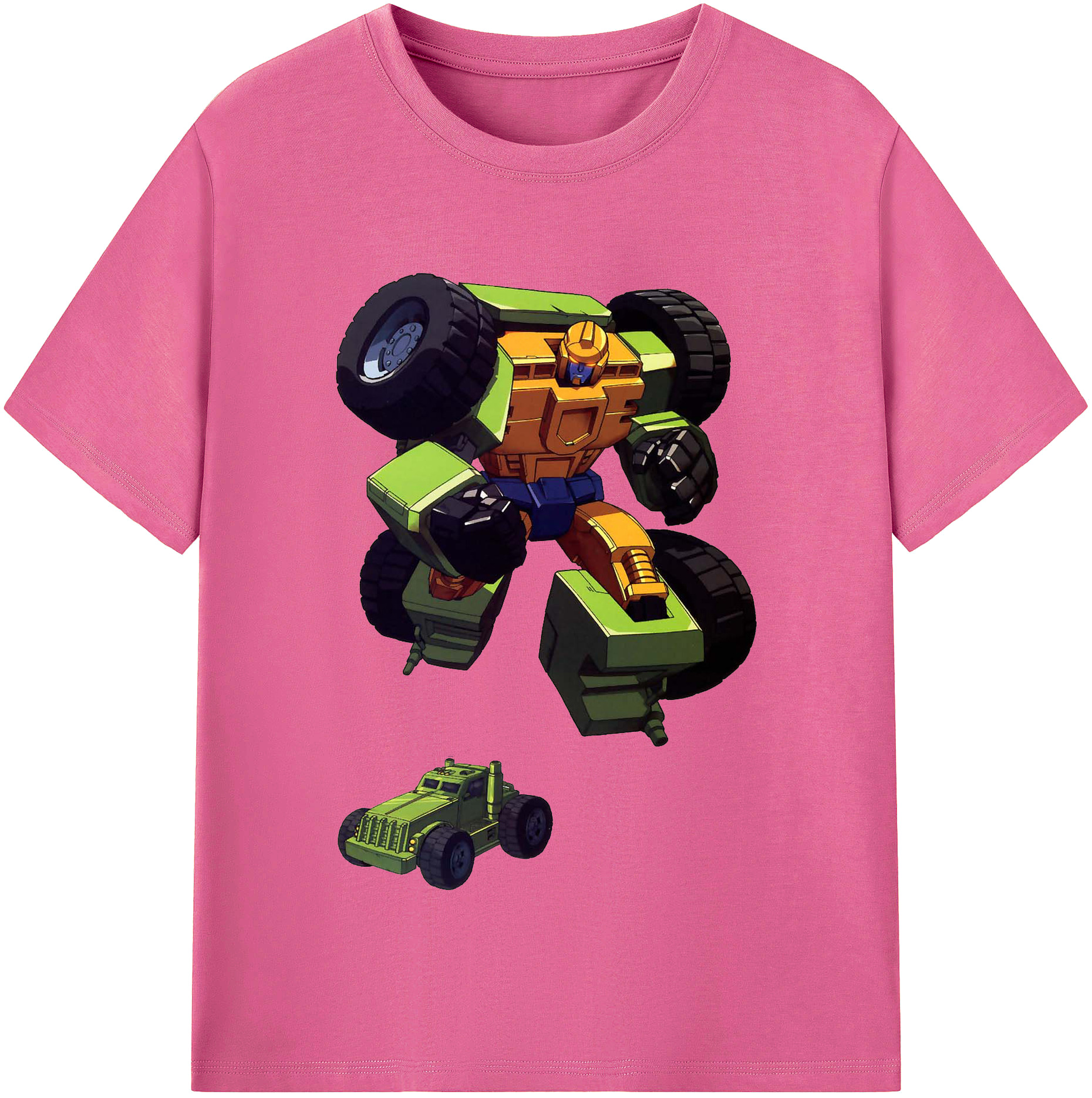 （画像用）  レディースカジュアルプリントTシャツ（綿100％）