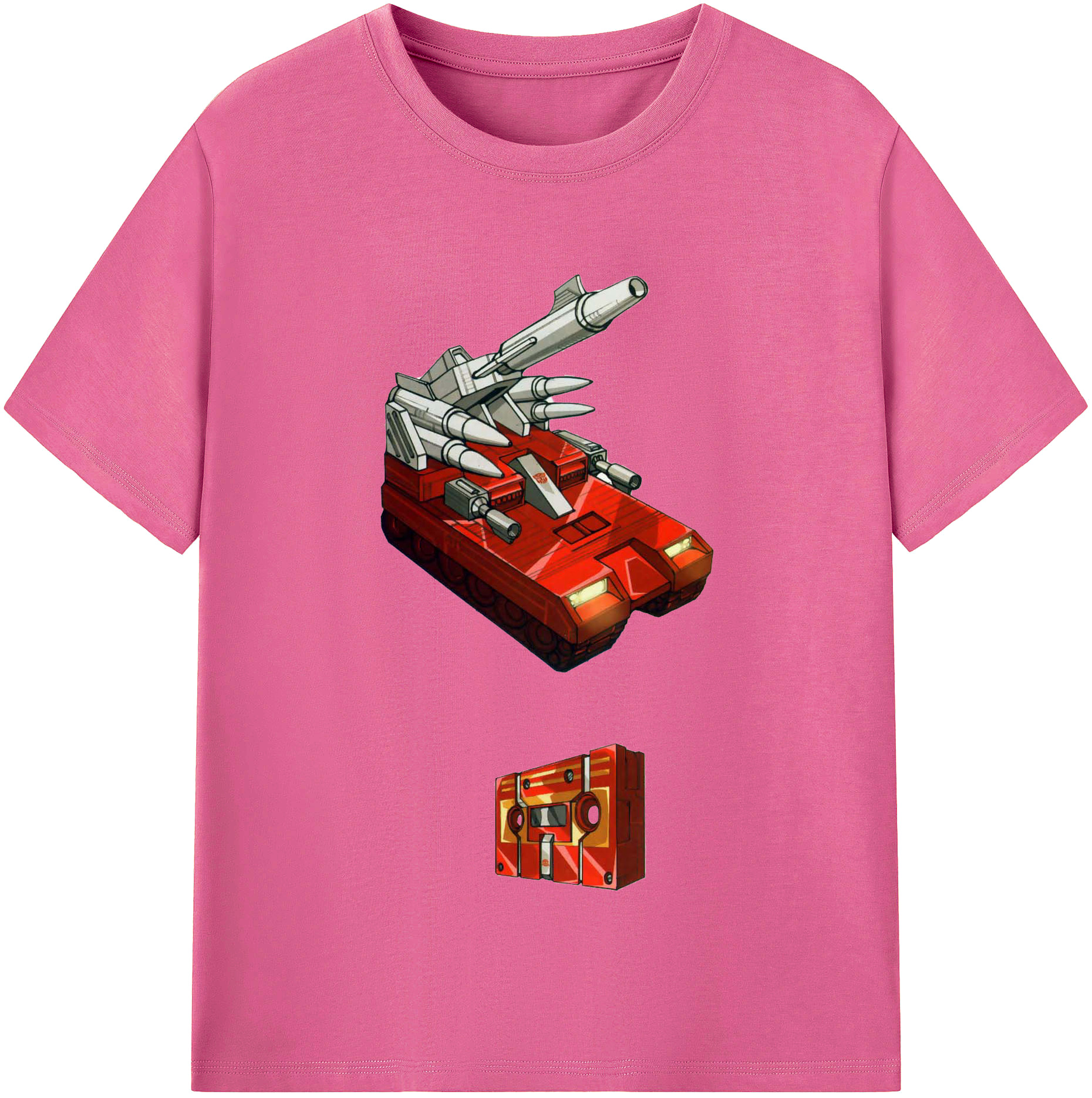 （画像用）  レディースカジュアルプリントTシャツ（綿100％）