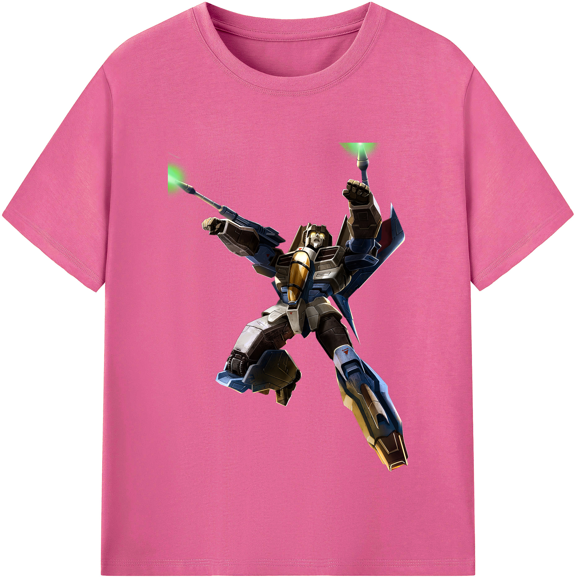 （画像用）  レディースカジュアルプリントTシャツ（綿100％）