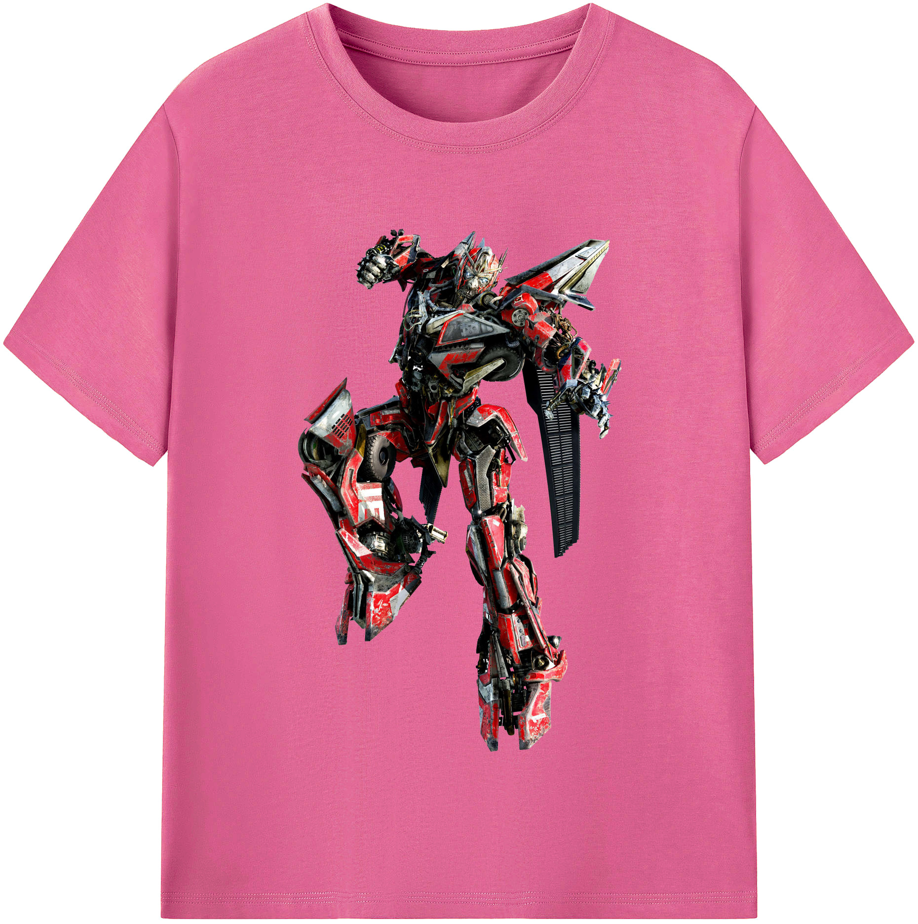 （画像用）  レディースカジュアルプリントTシャツ（綿100％）