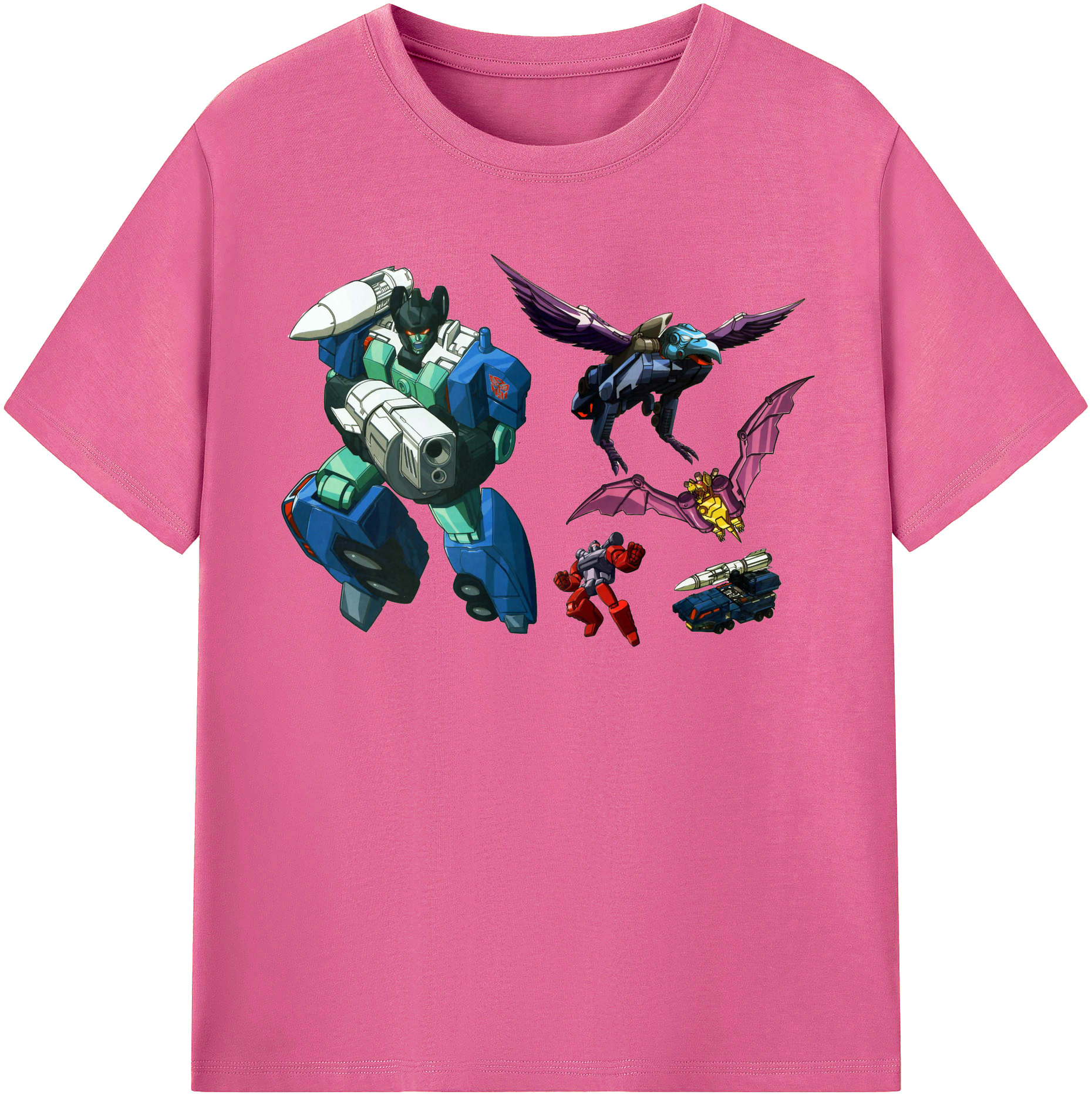 （画像用）  レディースカジュアルプリントTシャツ（綿100％）
