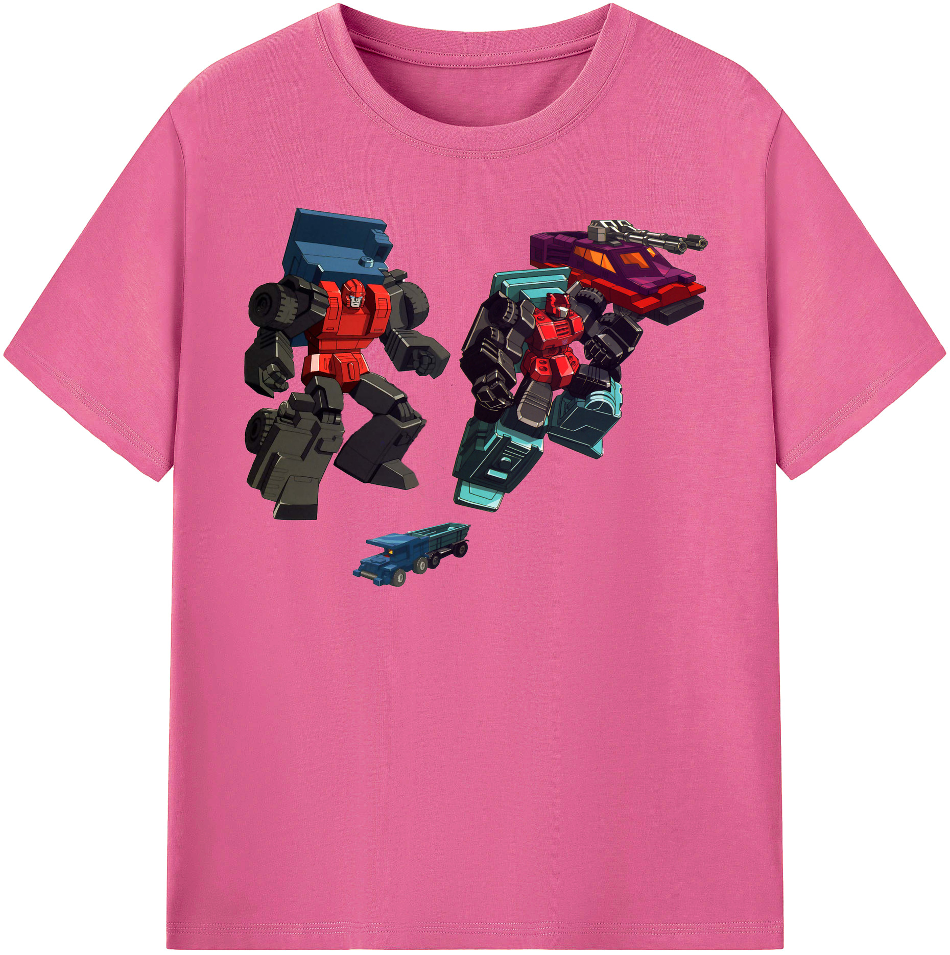 （画像用）  レディースカジュアルプリントTシャツ（綿100％）