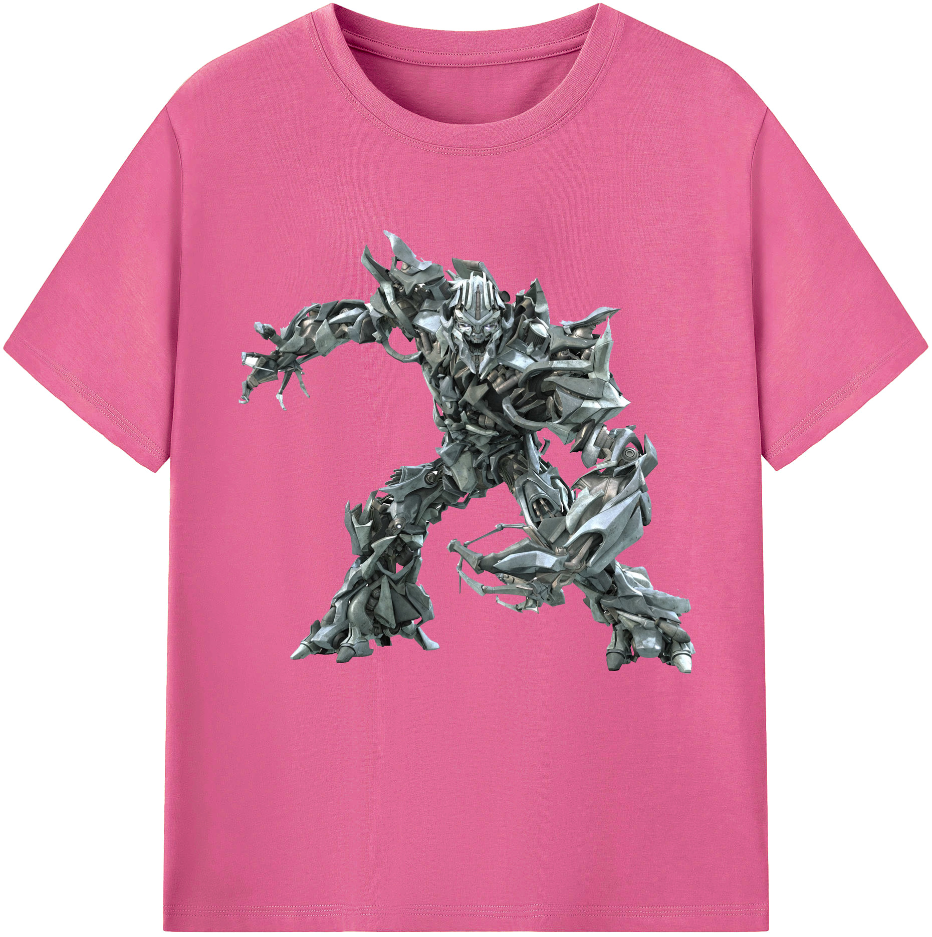 （画像用）  レディースカジュアルプリントTシャツ（綿100％）
