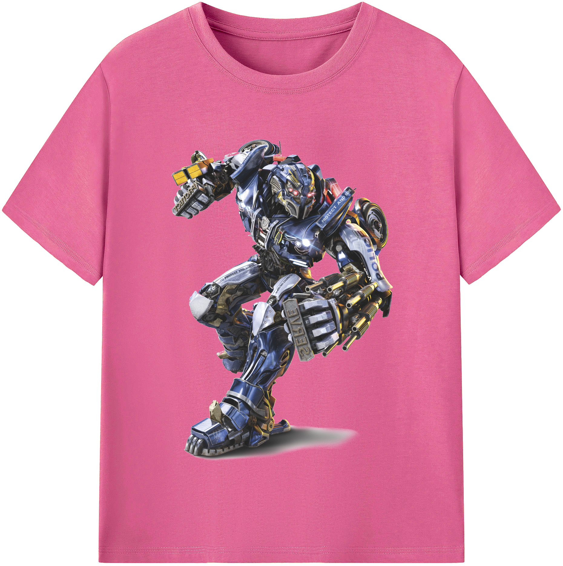 （画像用）  レディースカジュアルプリントTシャツ（綿100％）