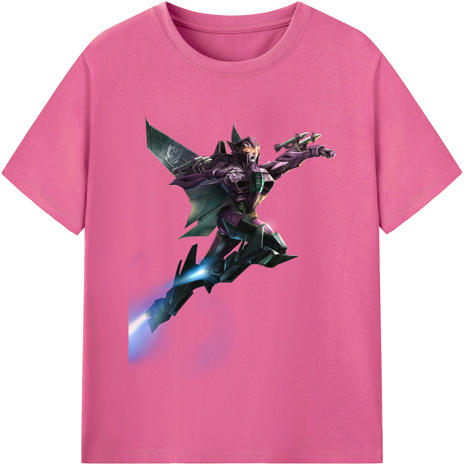 （画像用）  レディースカジュアルプリントTシャツ（綿100％）