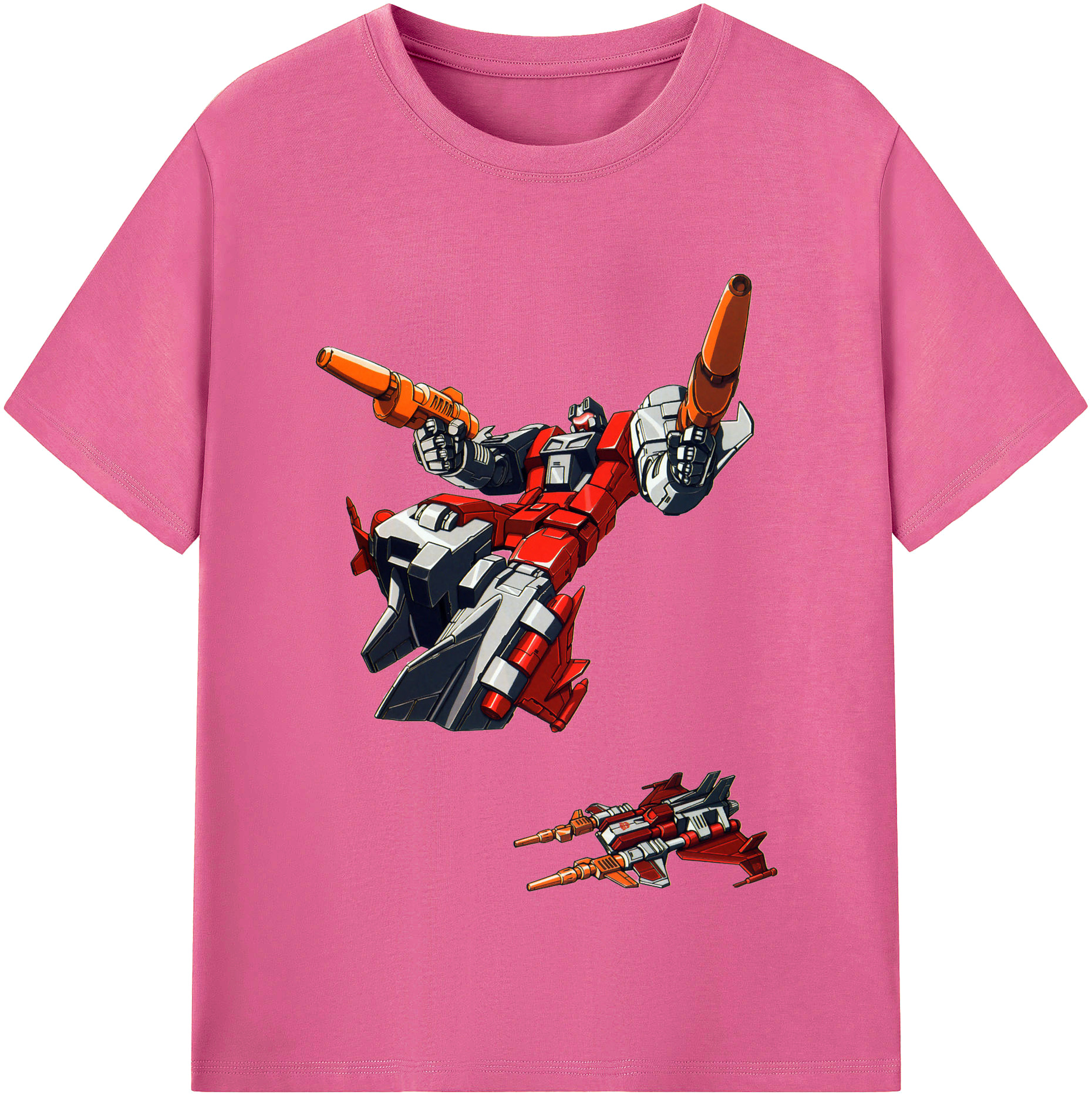 （画像用）  レディースカジュアルプリントTシャツ（綿100％）