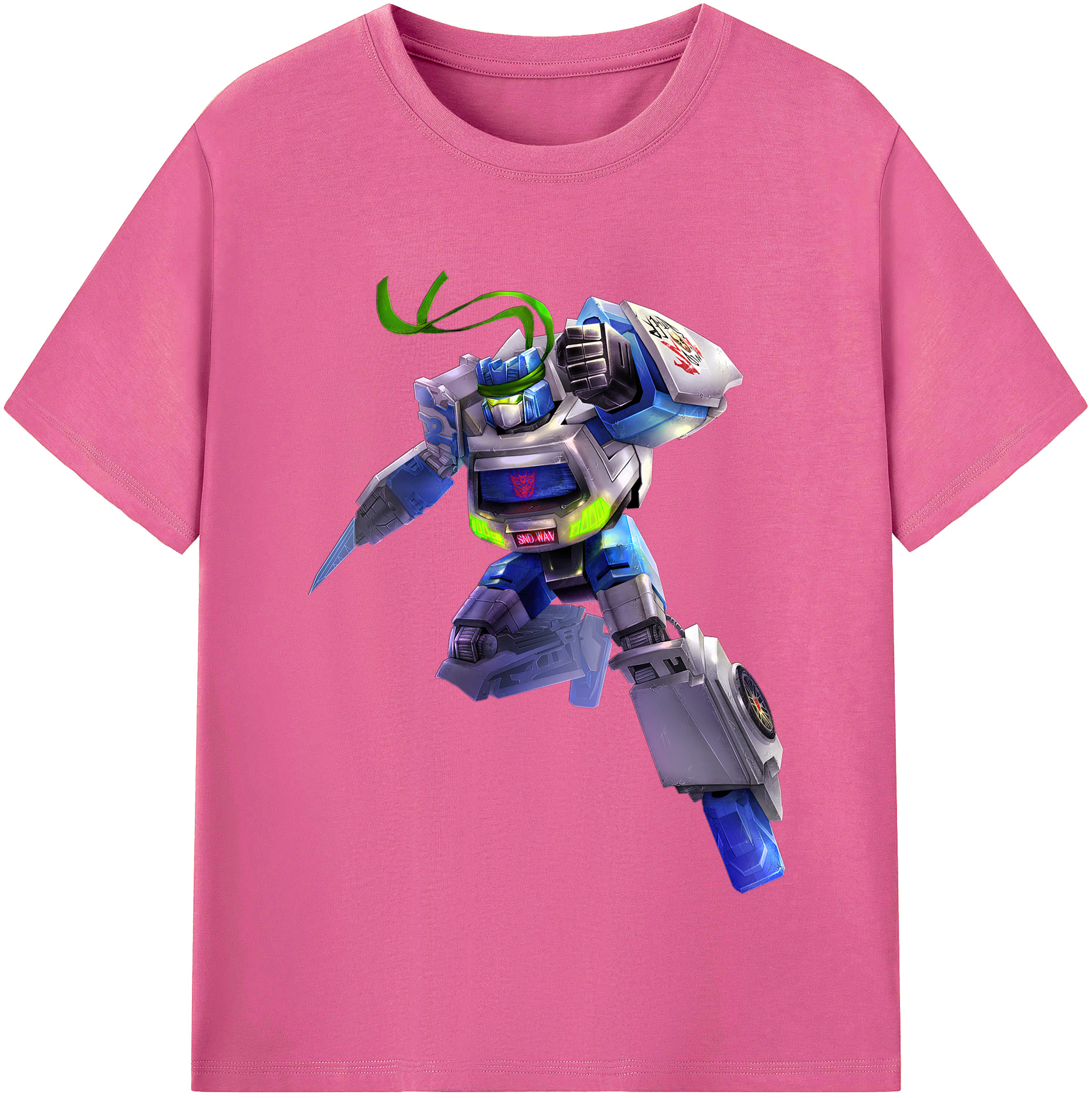 （画像用）  レディースカジュアルプリントTシャツ（綿100％）