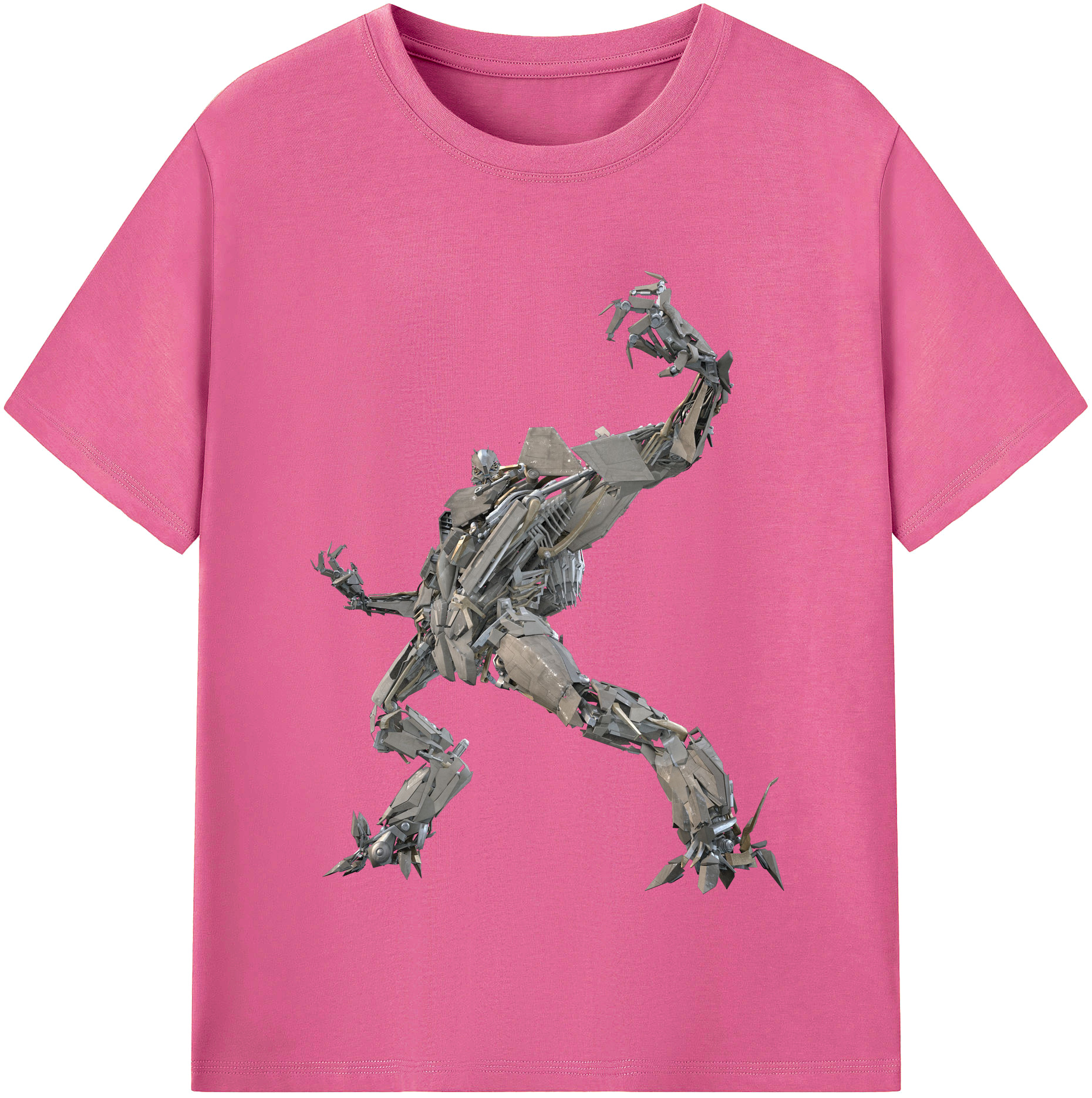 （画像用）  レディースカジュアルプリントTシャツ（綿100％）