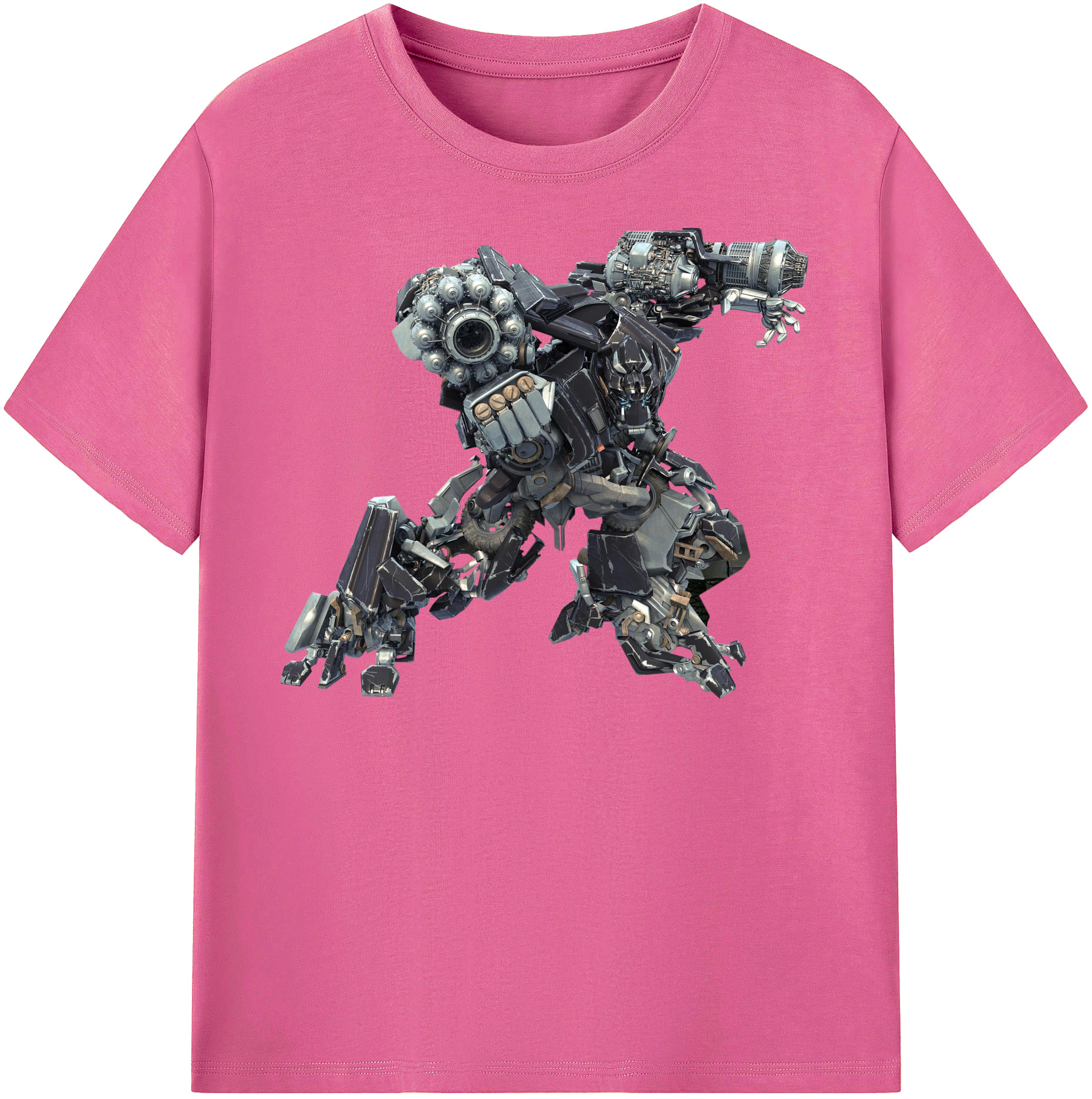 （画像用）  レディースカジュアルプリントTシャツ（綿100％）