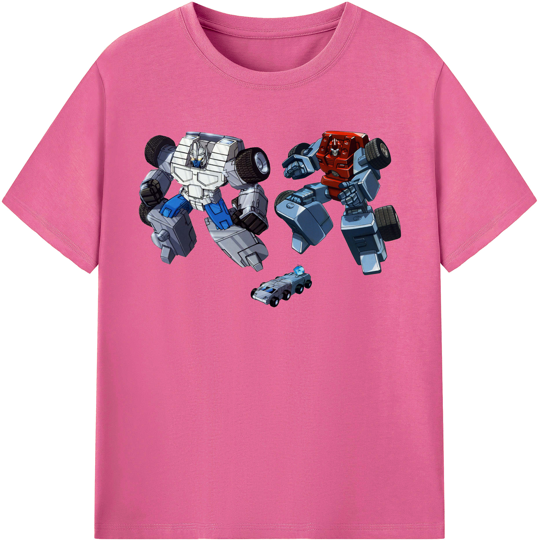 （画像用）  レディースカジュアルプリントTシャツ（綿100％）
