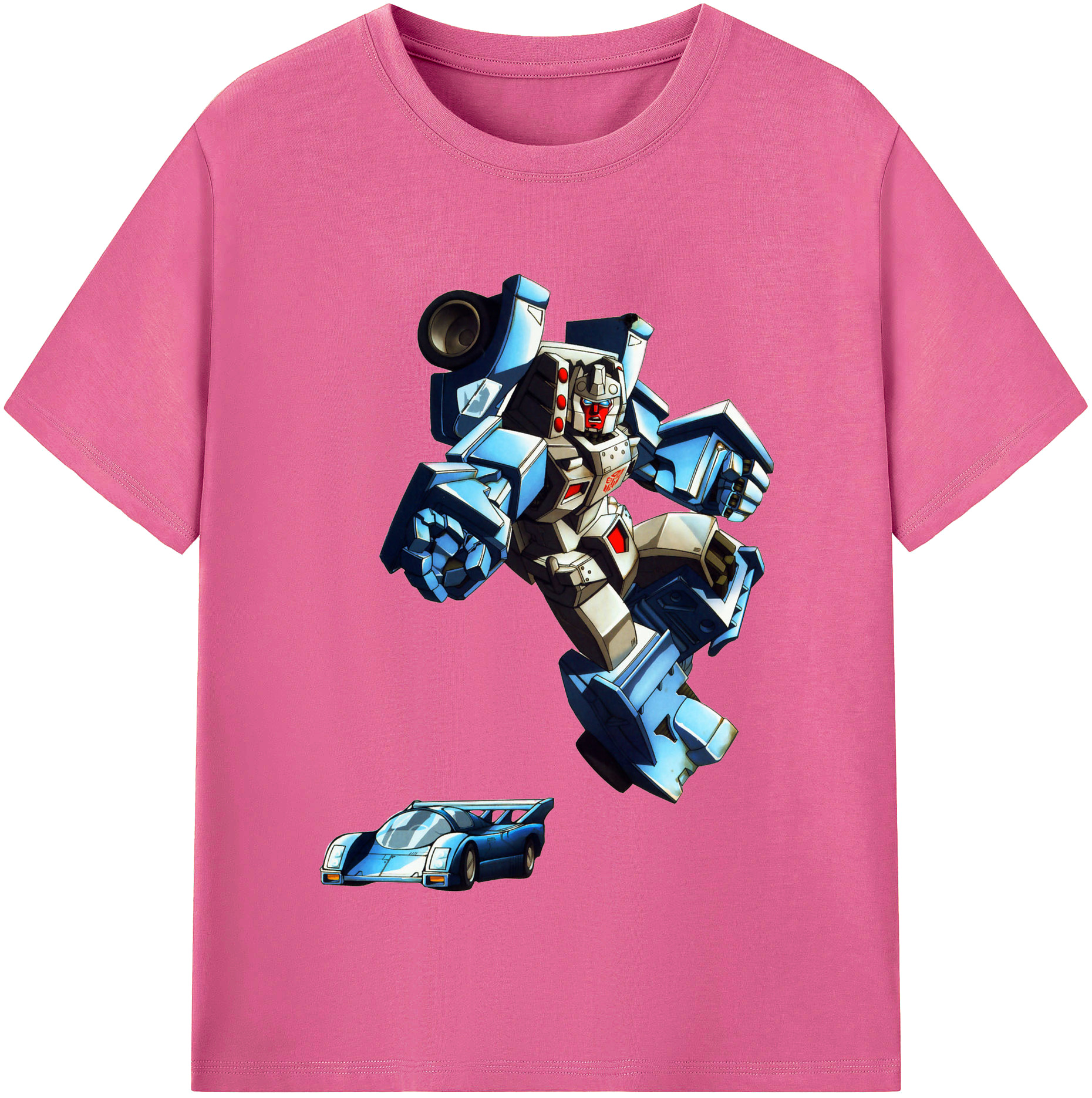 （画像用）  レディースカジュアルプリントTシャツ（綿100％）