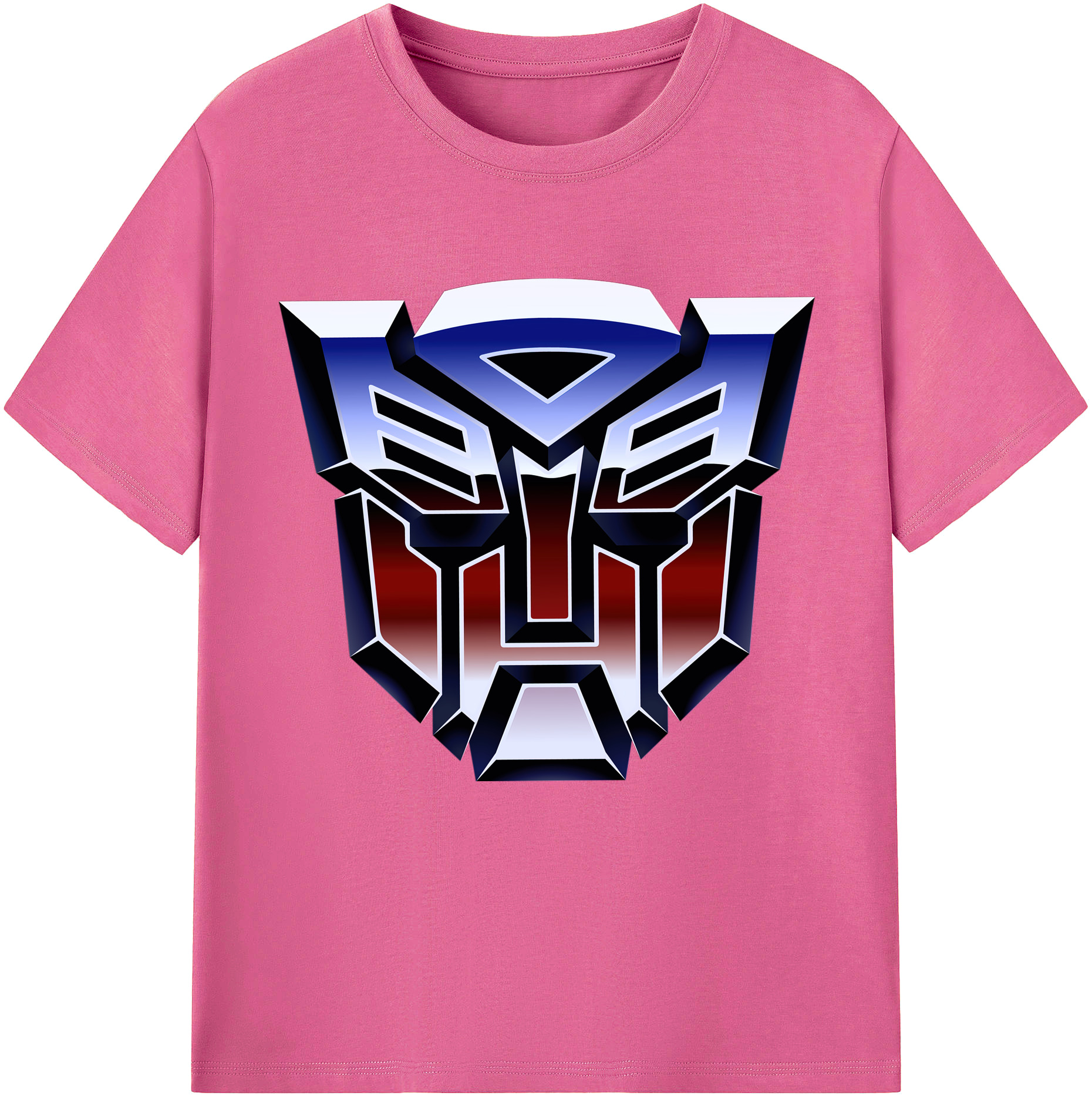 （画像用）  レディースカジュアルプリントTシャツ（綿100％）