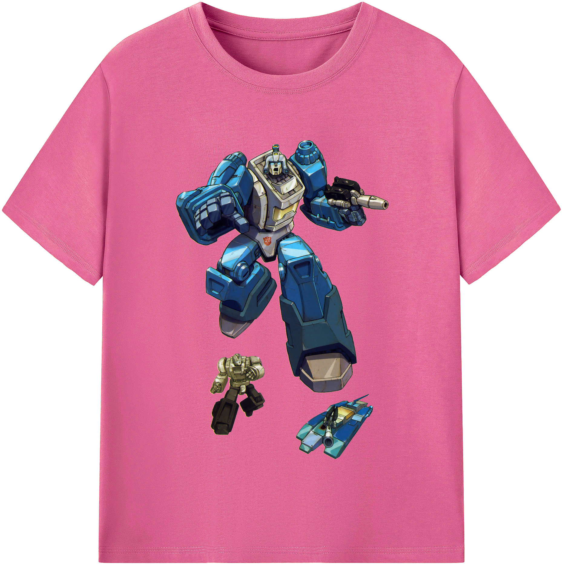 （画像用）  レディースカジュアルプリントTシャツ（綿100％）