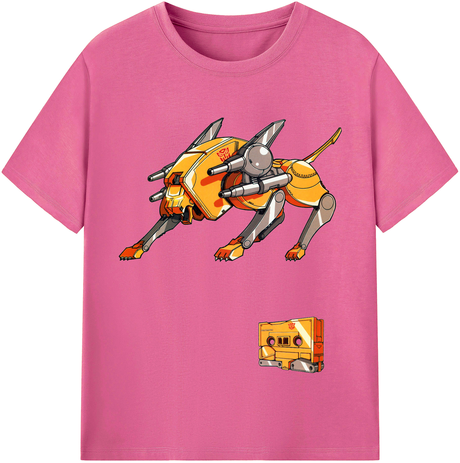 （画像用）  レディースカジュアルプリントTシャツ（綿100％）