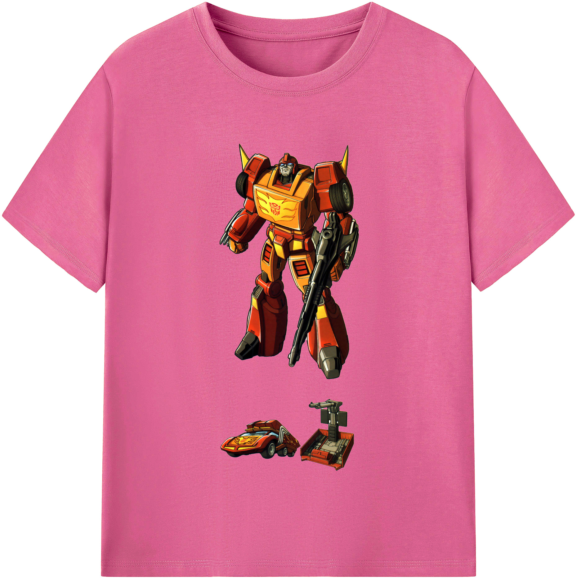 （画像用）  レディースカジュアルプリントTシャツ（綿100％）