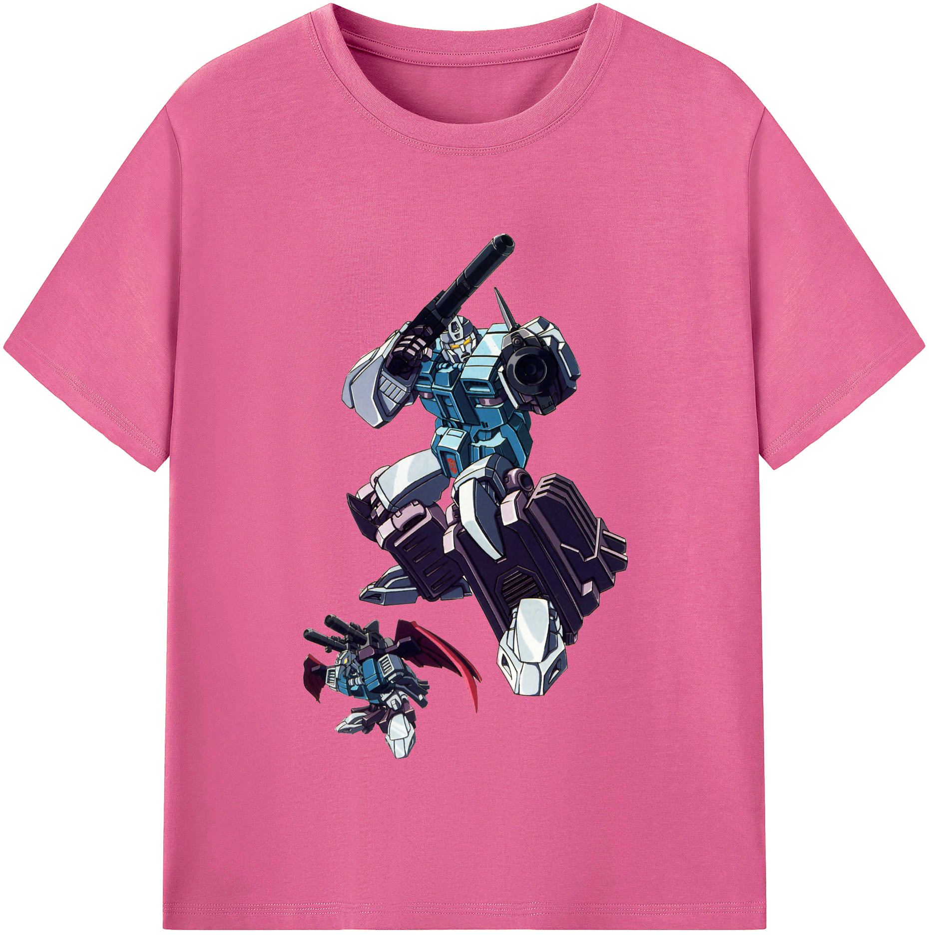 （画像用）  レディースカジュアルプリントTシャツ（綿100％）