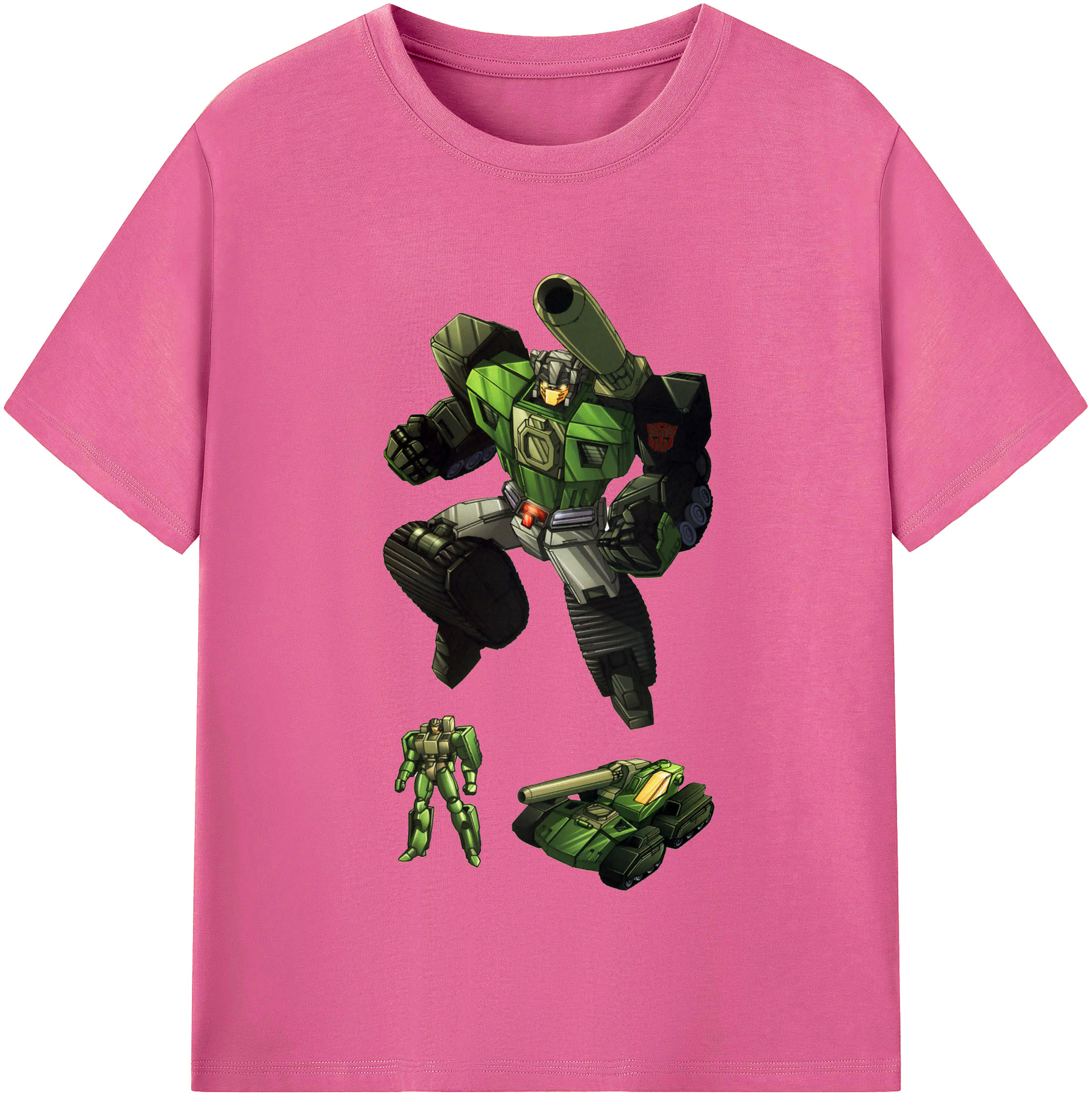 （画像用）  レディースカジュアルプリントTシャツ（綿100％）