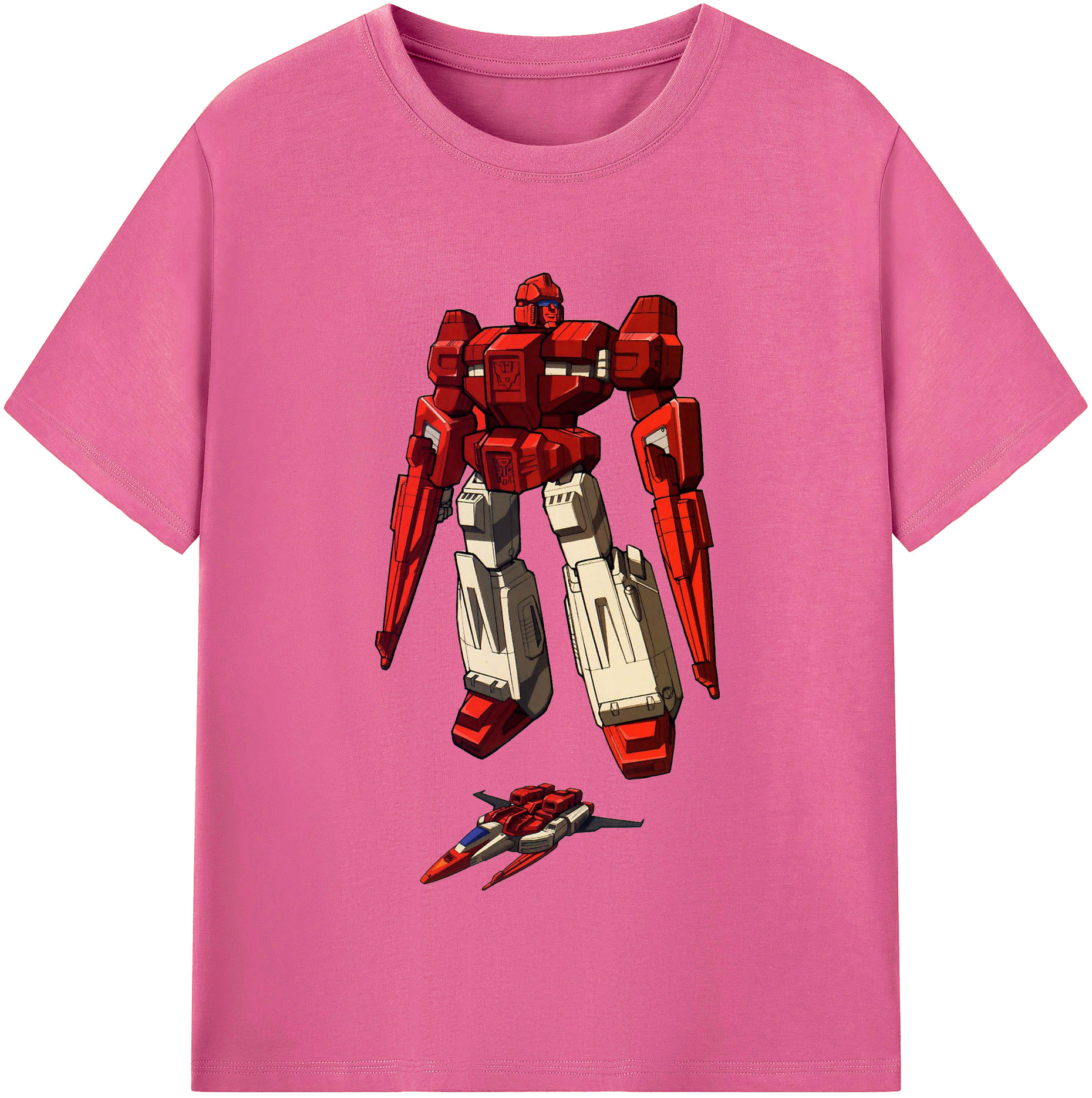 （画像用）  レディースカジュアルプリントTシャツ（綿100％）