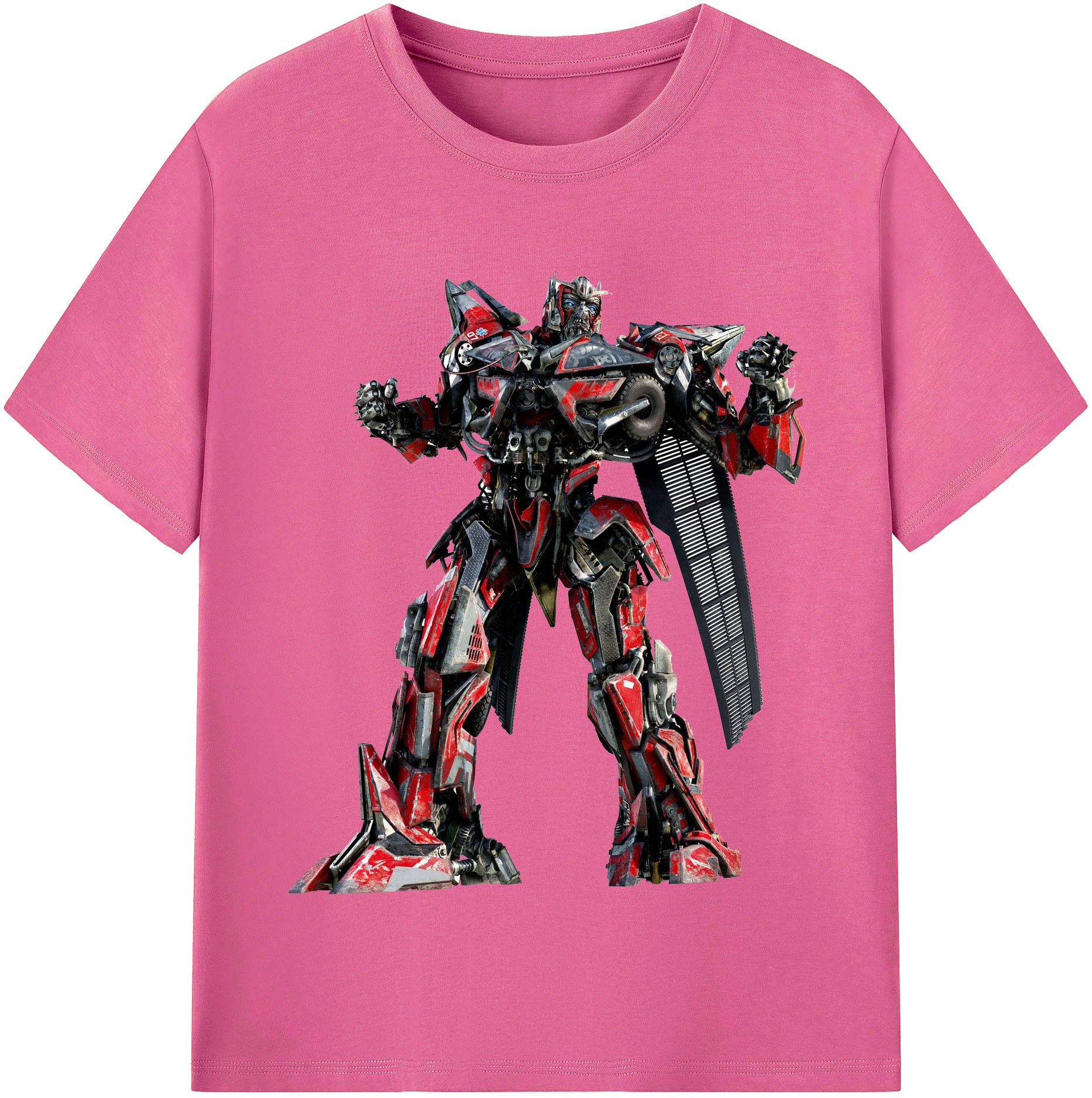 （画像用）  レディースカジュアルプリントTシャツ（綿100％）