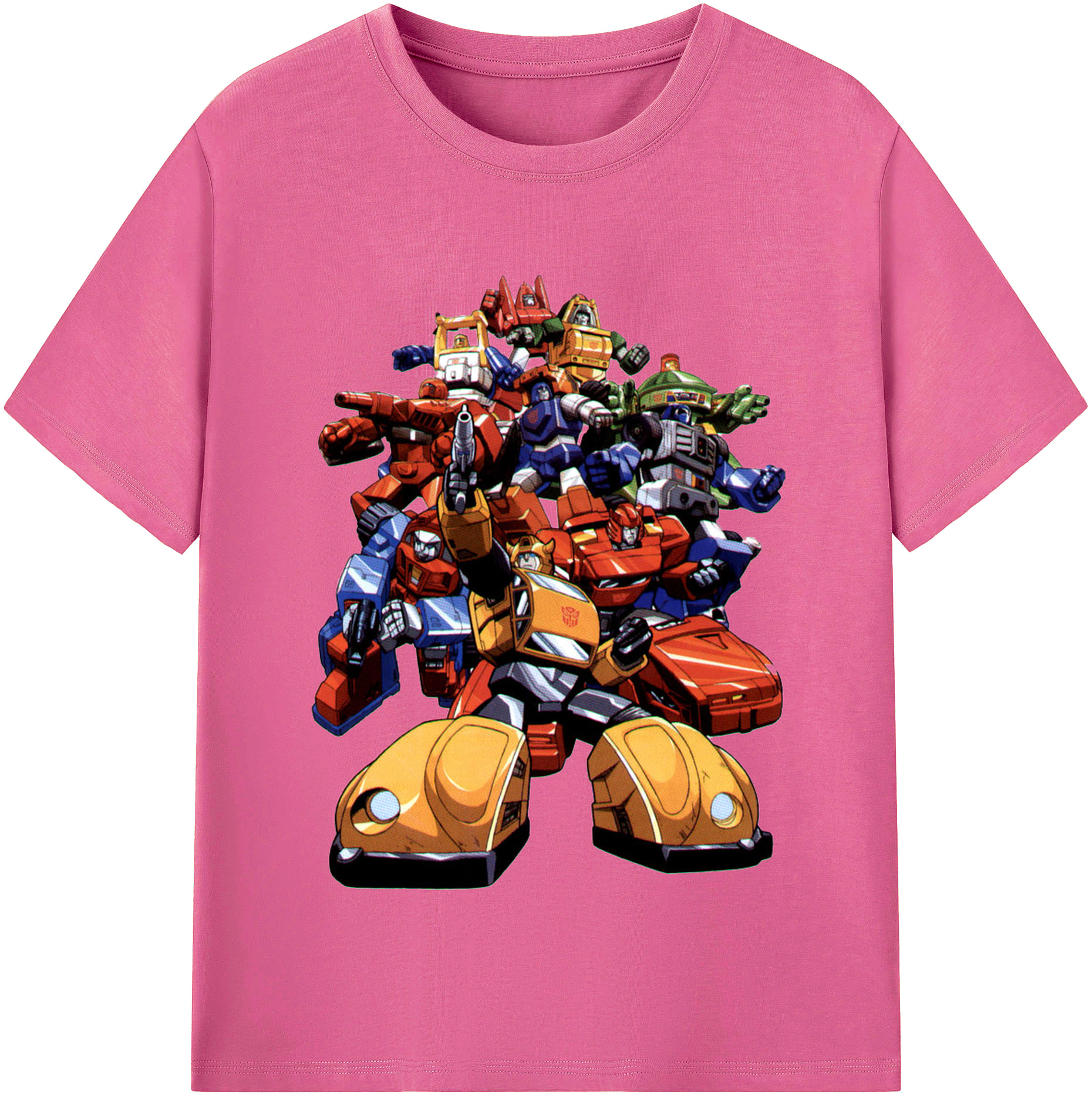 （画像用）  レディースカジュアルプリントTシャツ（綿100％）