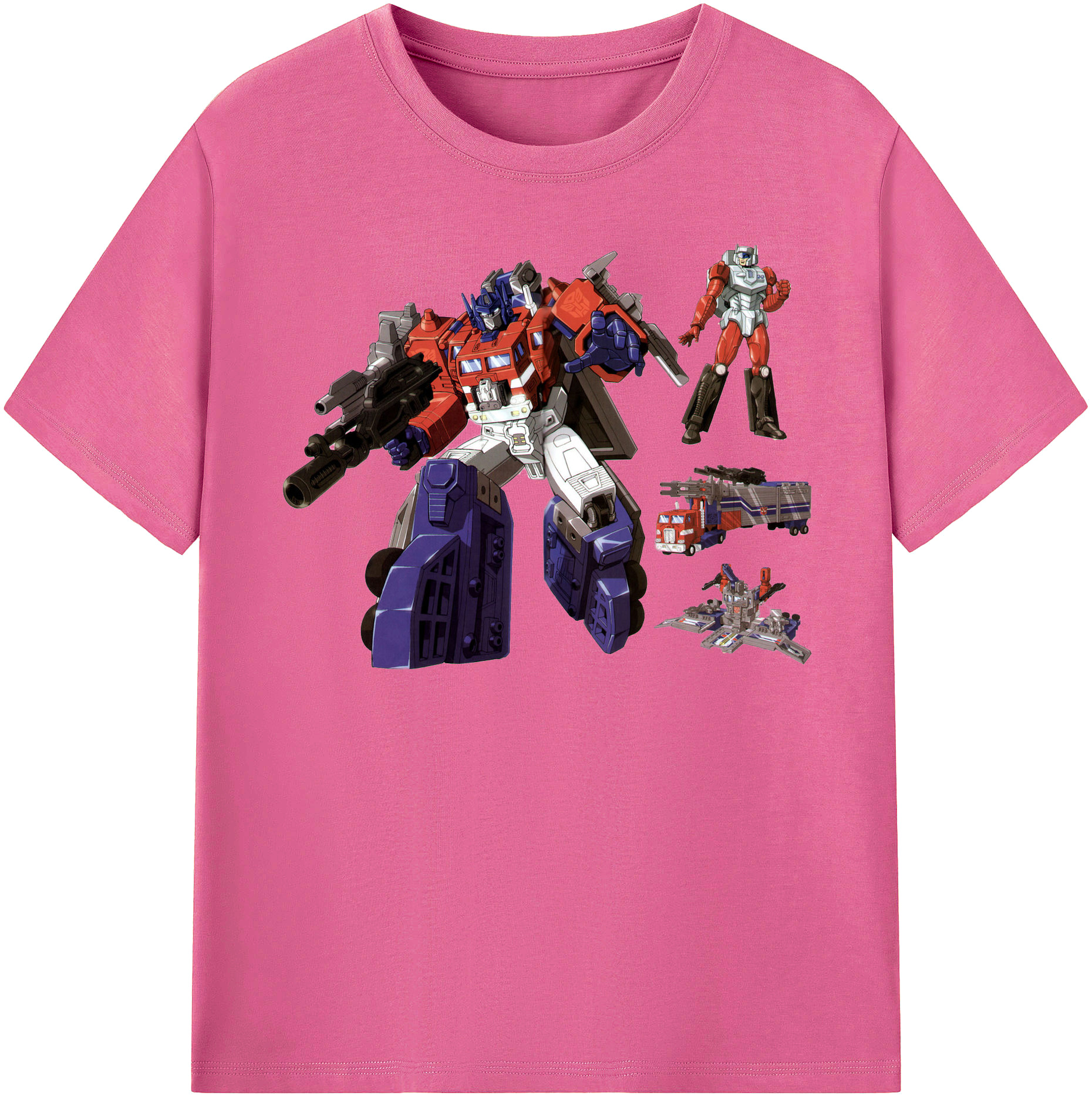 （画像用）  レディースカジュアルプリントTシャツ（綿100％）