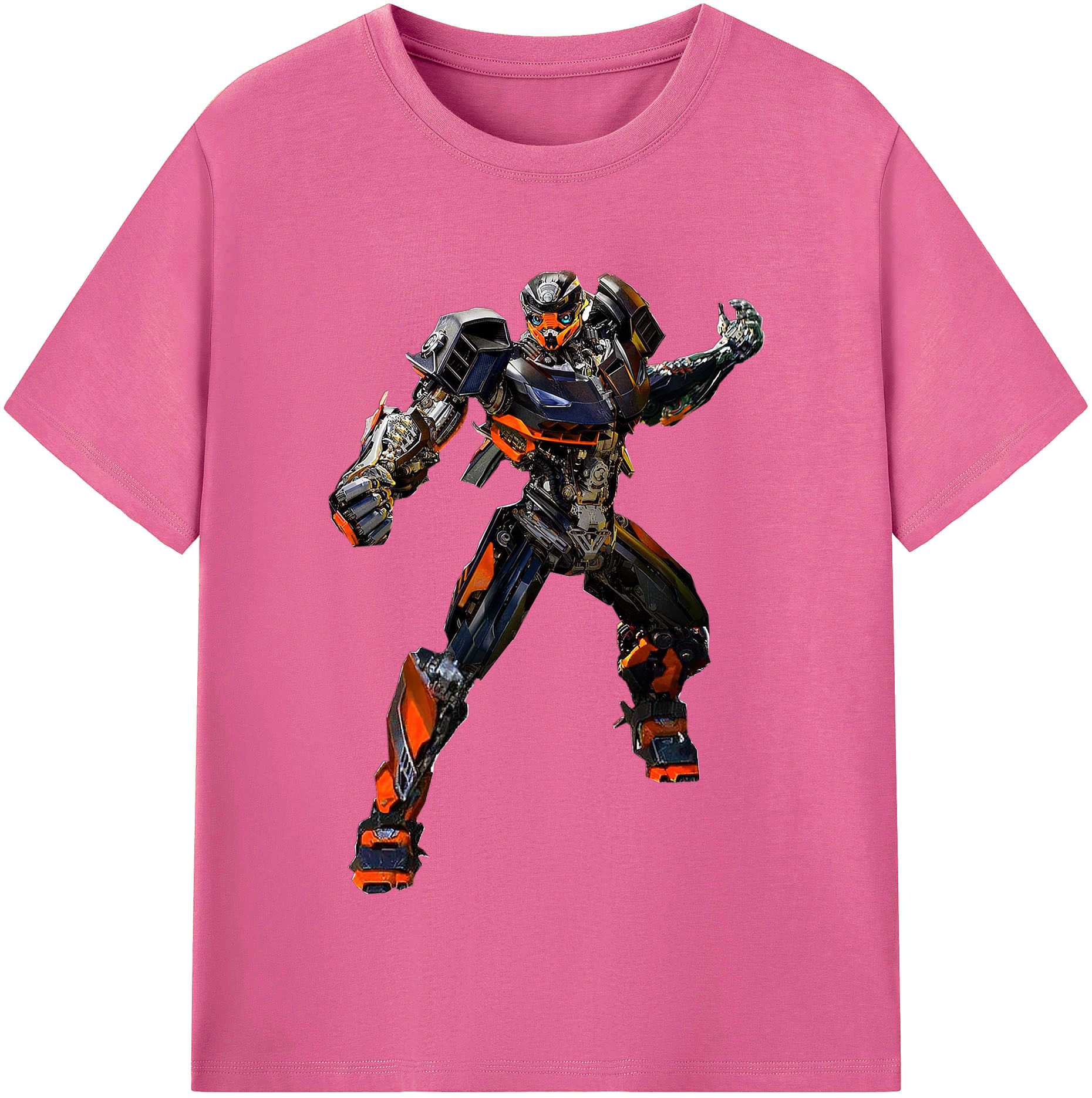 （画像用）  レディースカジュアルプリントTシャツ（綿100％）