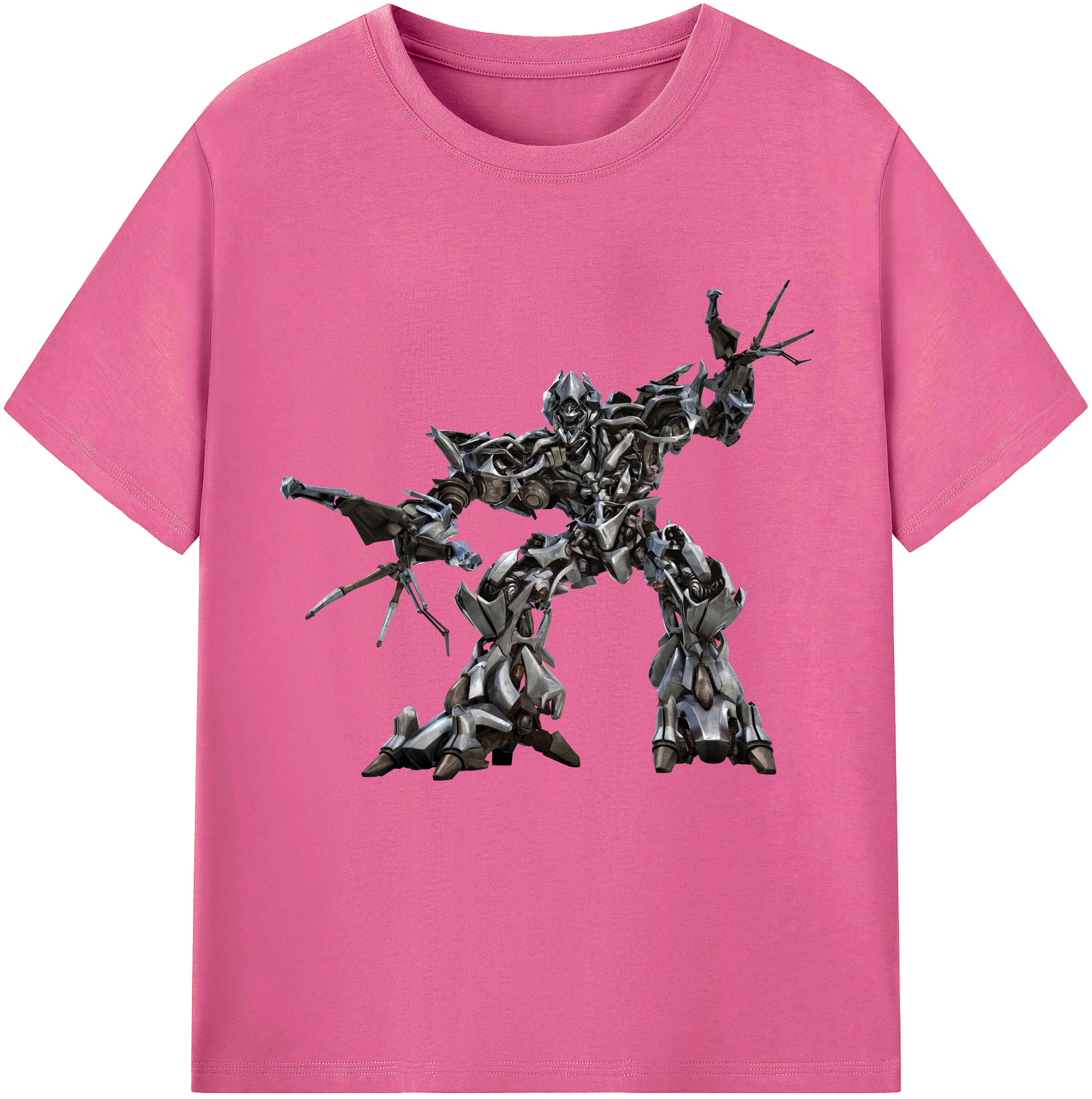 （画像用）  レディースカジュアルプリントTシャツ（綿100％）