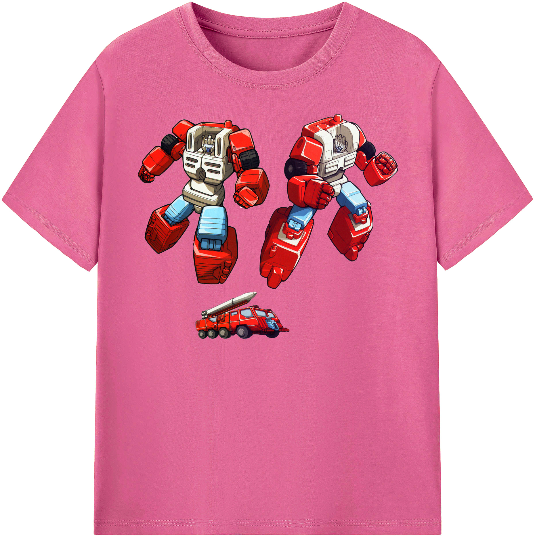 （画像用）  レディースカジュアルプリントTシャツ（綿100％）