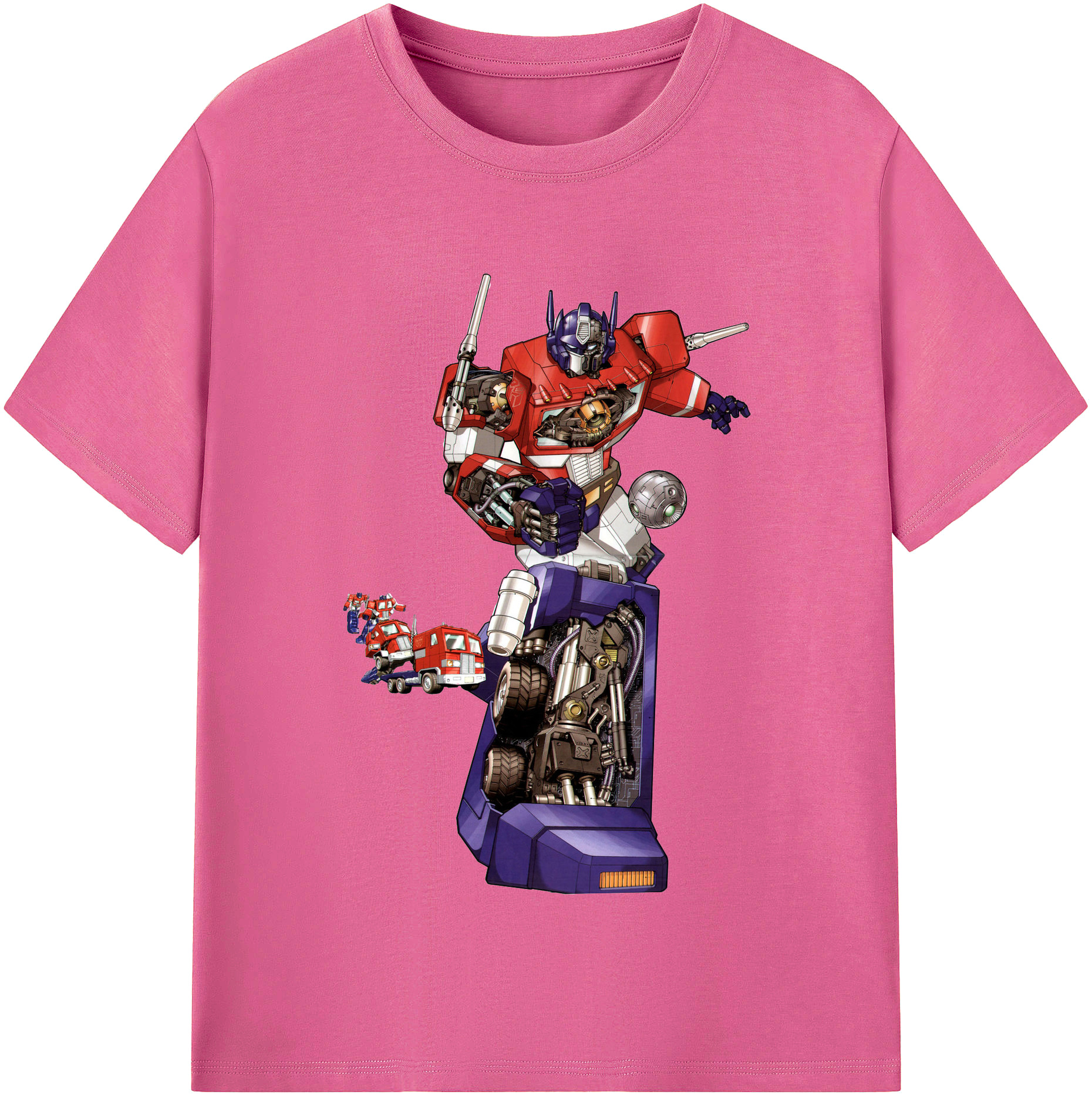 （画像用）  レディースカジュアルプリントTシャツ（綿100％）