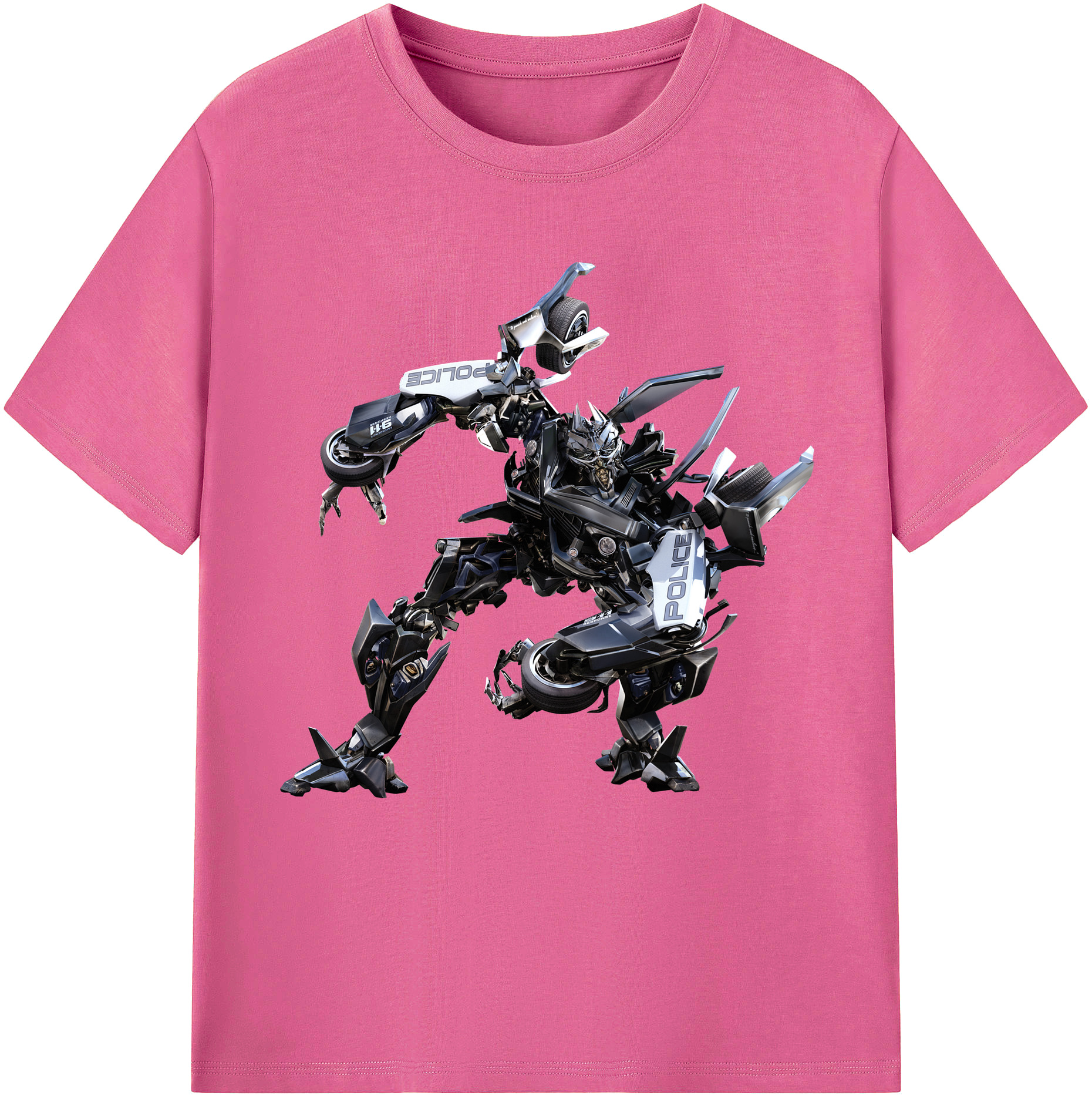 （画像用）  レディースカジュアルプリントTシャツ（綿100％）
