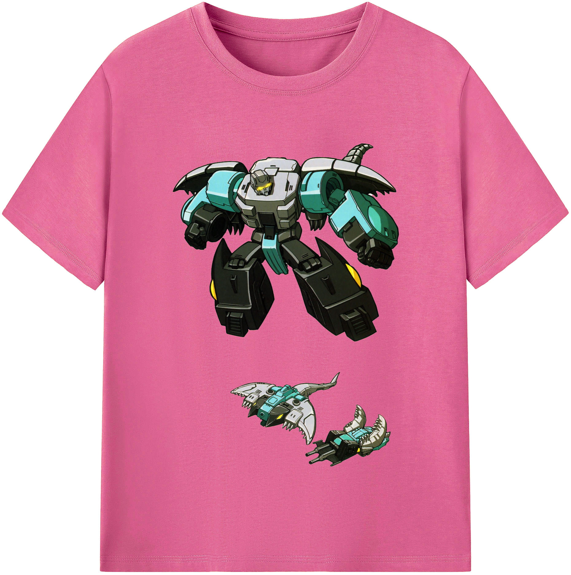 （画像用）  レディースカジュアルプリントTシャツ（綿100％）