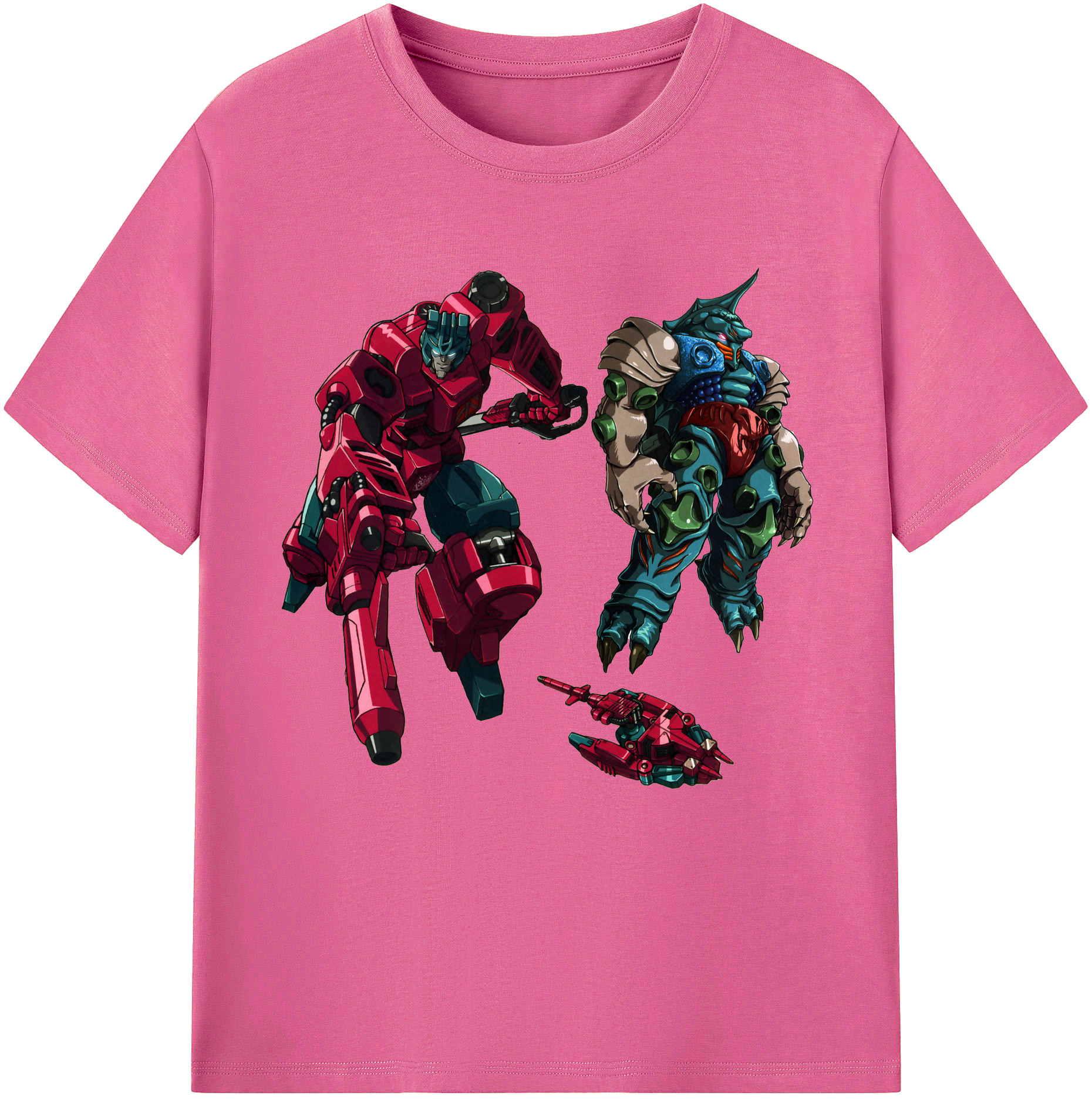 （画像用）  レディースカジュアルプリントTシャツ（綿100％）
