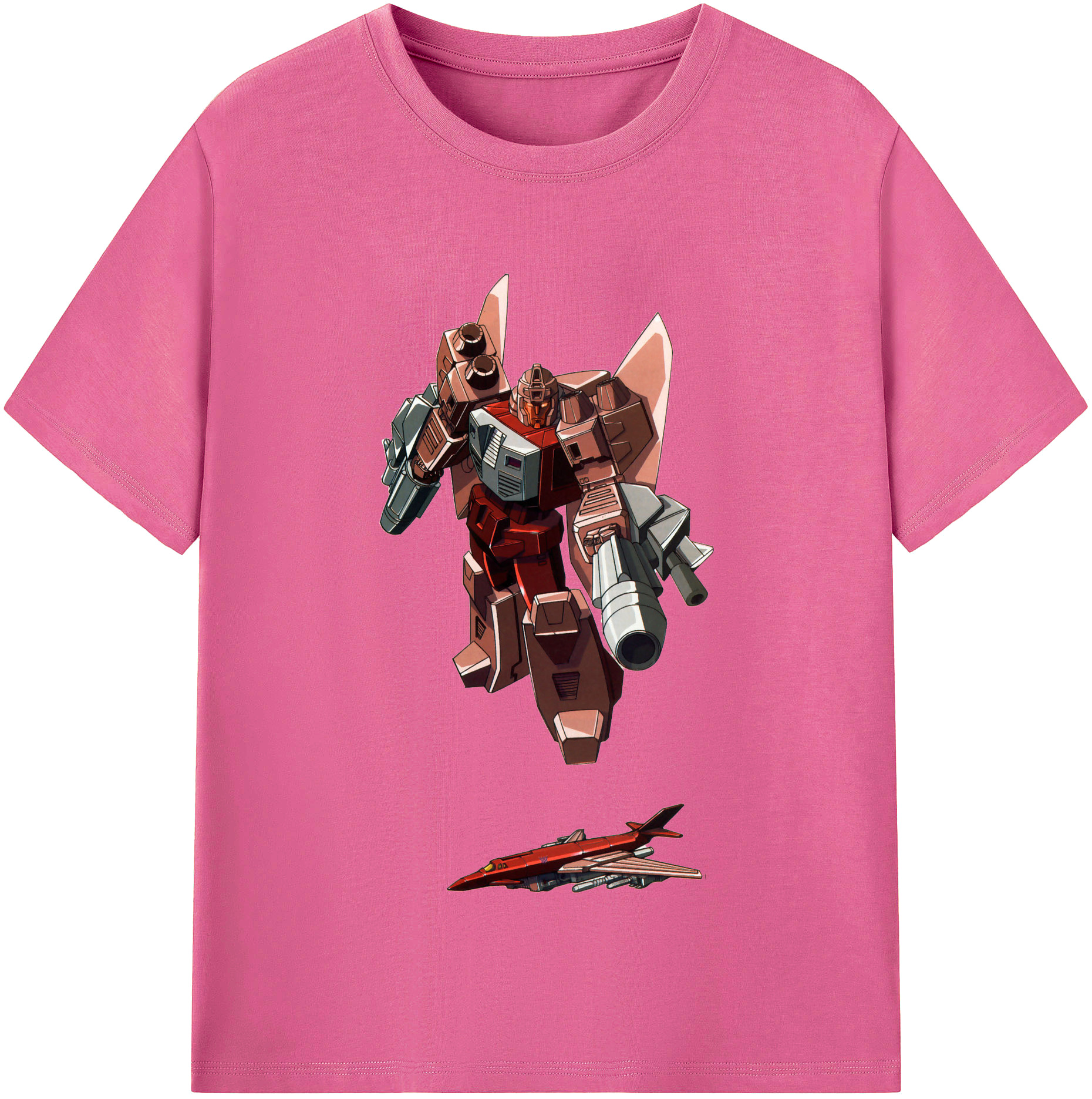 （画像用）  レディースカジュアルプリントTシャツ（綿100％）