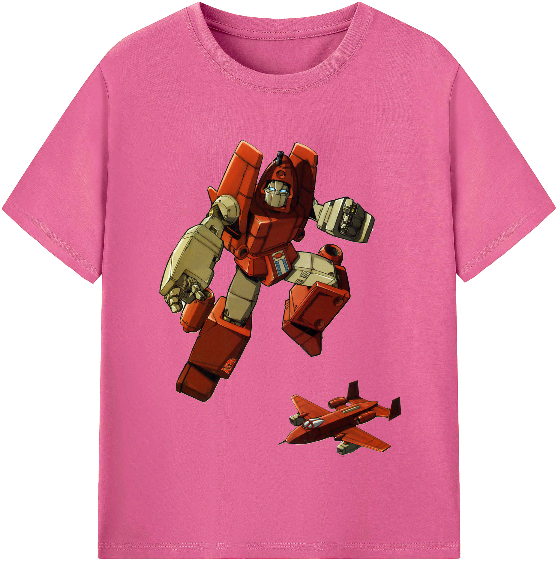（画像用）  レディースカジュアルプリントTシャツ（綿100％）