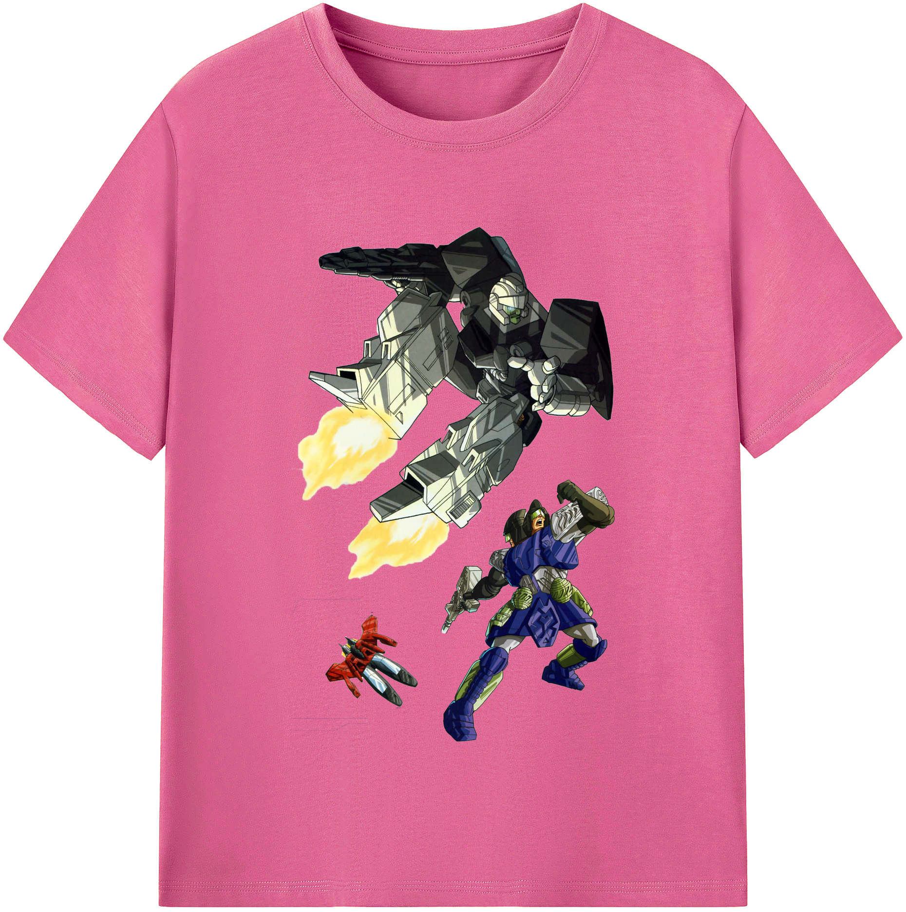 （画像用）  レディースカジュアルプリントTシャツ（綿100％）