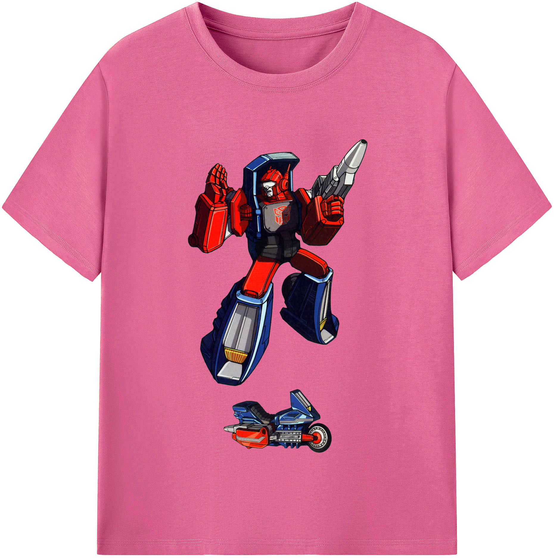 （画像用）  レディースカジュアルプリントTシャツ（綿100％）