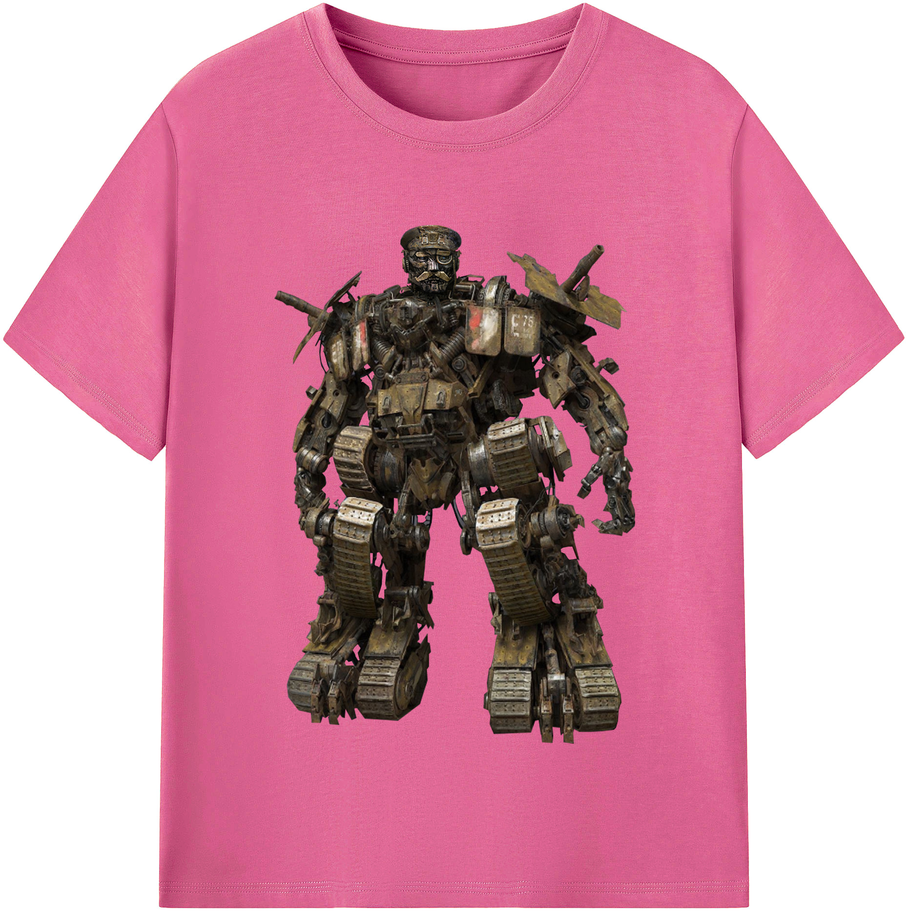 （画像用）  レディースカジュアルプリントTシャツ（綿100％）