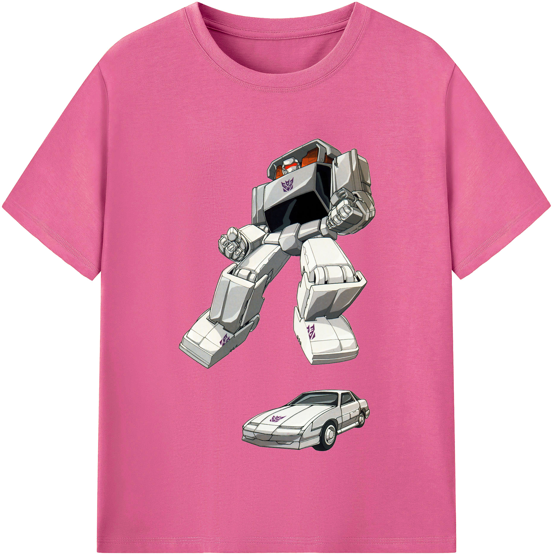 （画像用）  レディースカジュアルプリントTシャツ（綿100％）