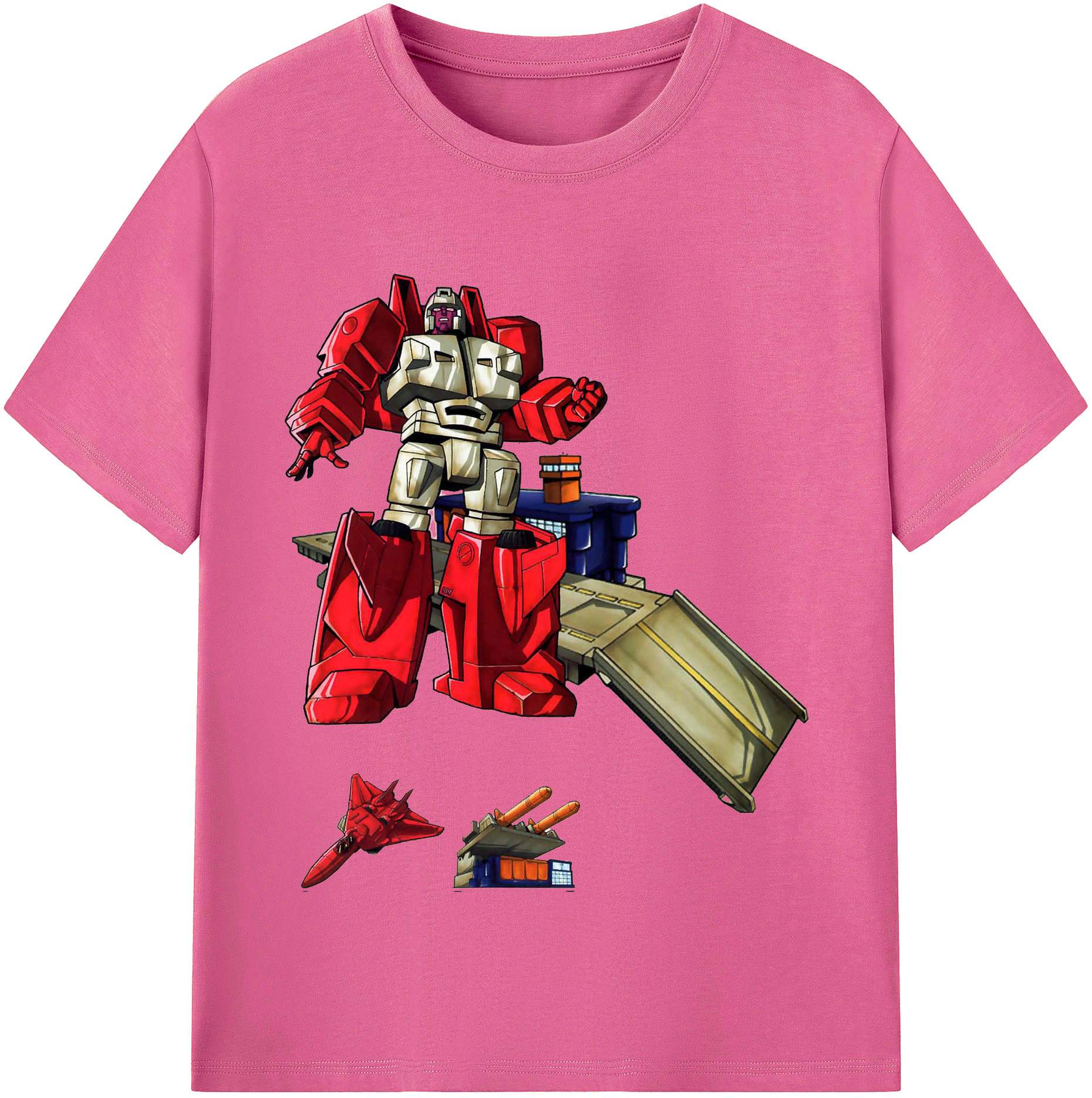 （画像用）  レディースカジュアルプリントTシャツ（綿100％）