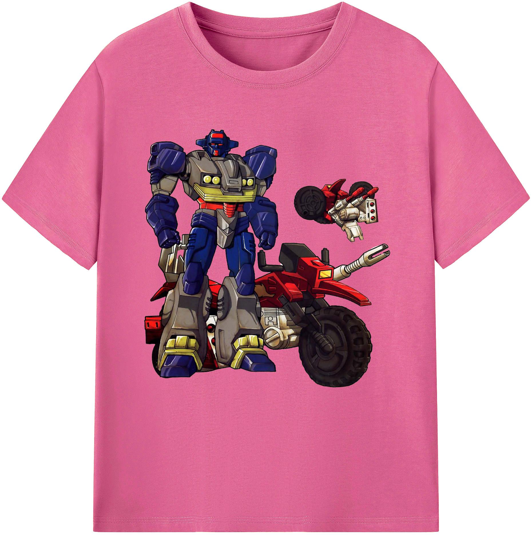 （画像用）  レディースカジュアルプリントTシャツ（綿100％）