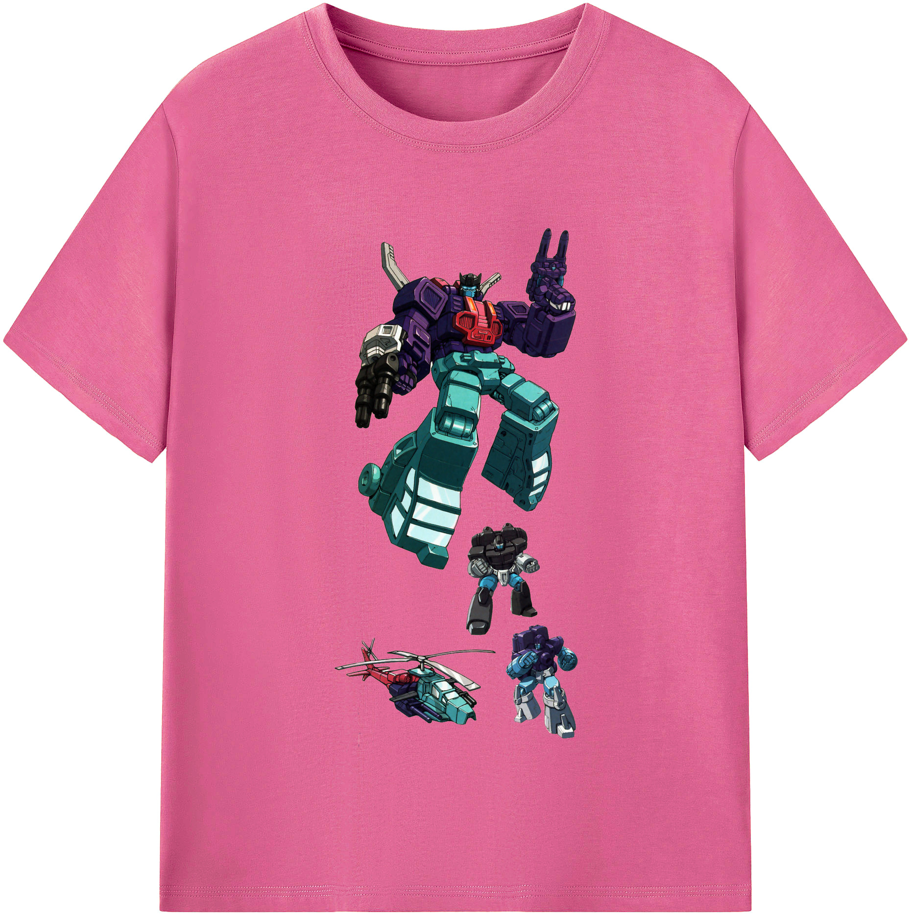 （画像用）  レディースカジュアルプリントTシャツ（綿100％）