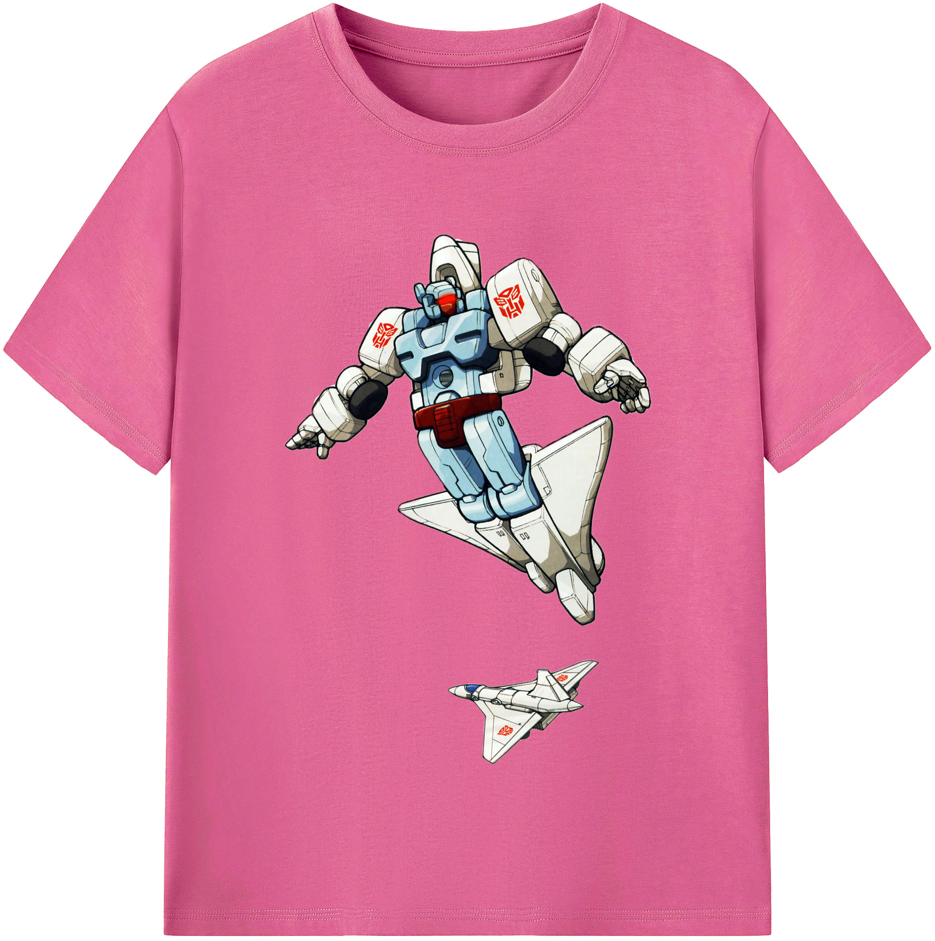 （画像用）  レディースカジュアルプリントTシャツ（綿100％）