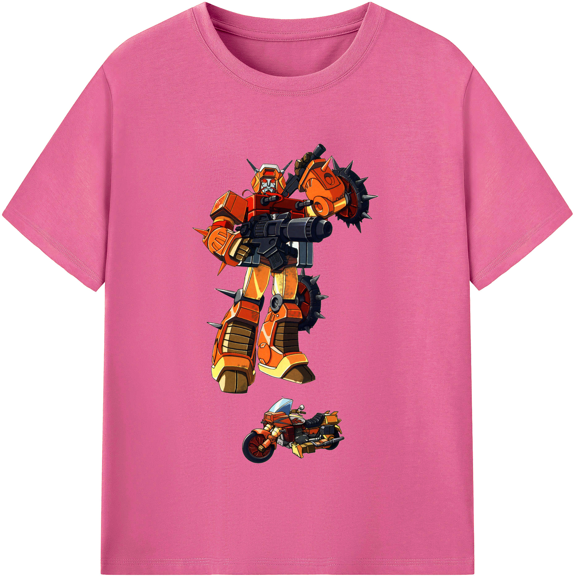 （画像用）  レディースカジュアルプリントTシャツ（綿100％）