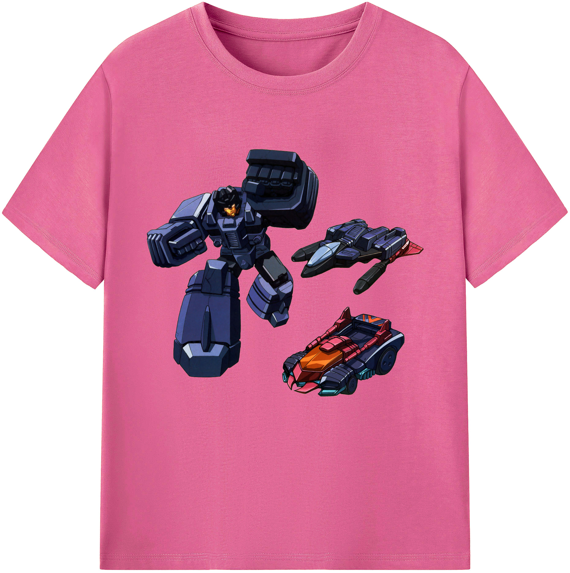 （画像用）  レディースカジュアルプリントTシャツ（綿100％）