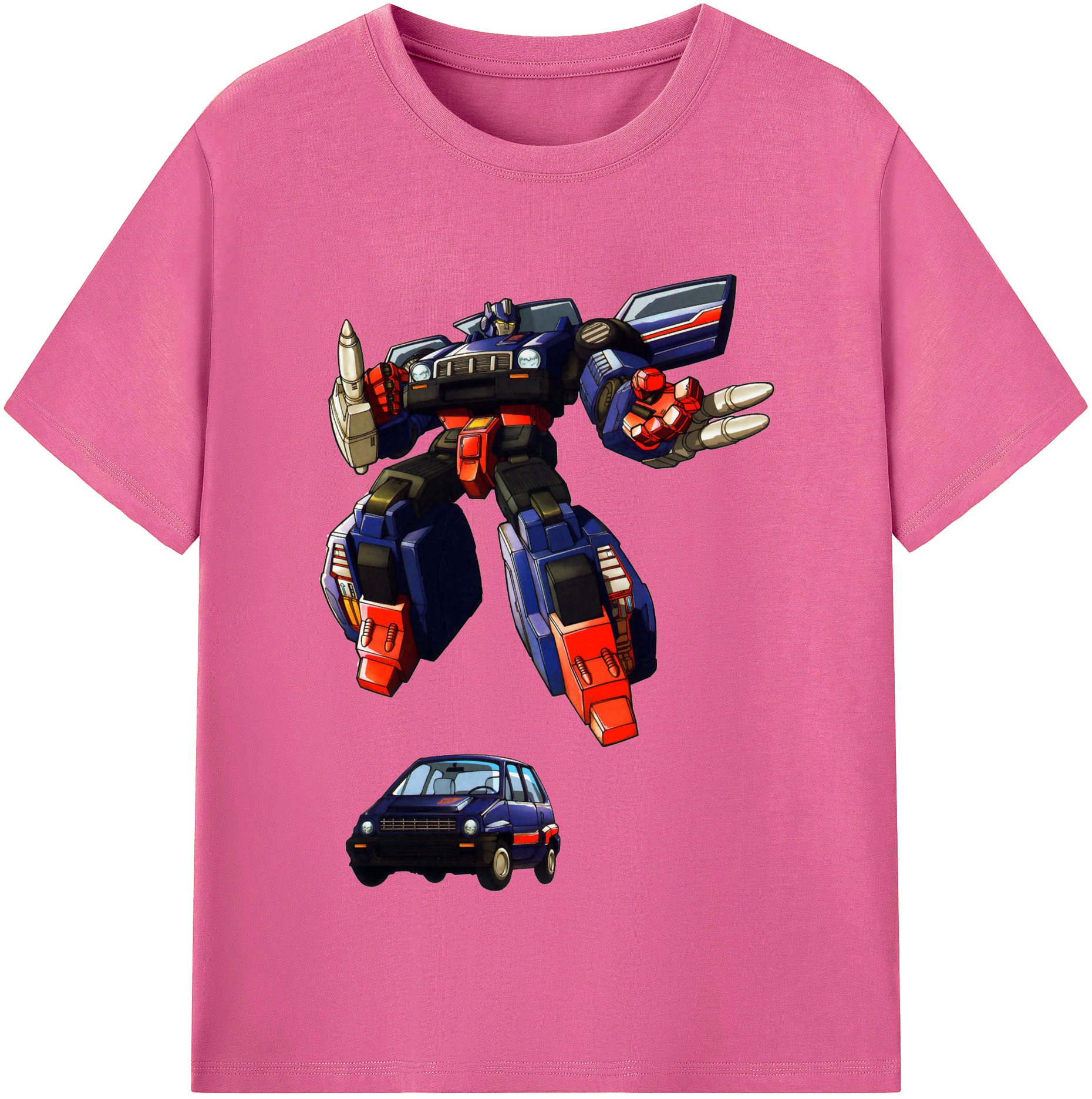（画像用）  レディースカジュアルプリントTシャツ（綿100％）